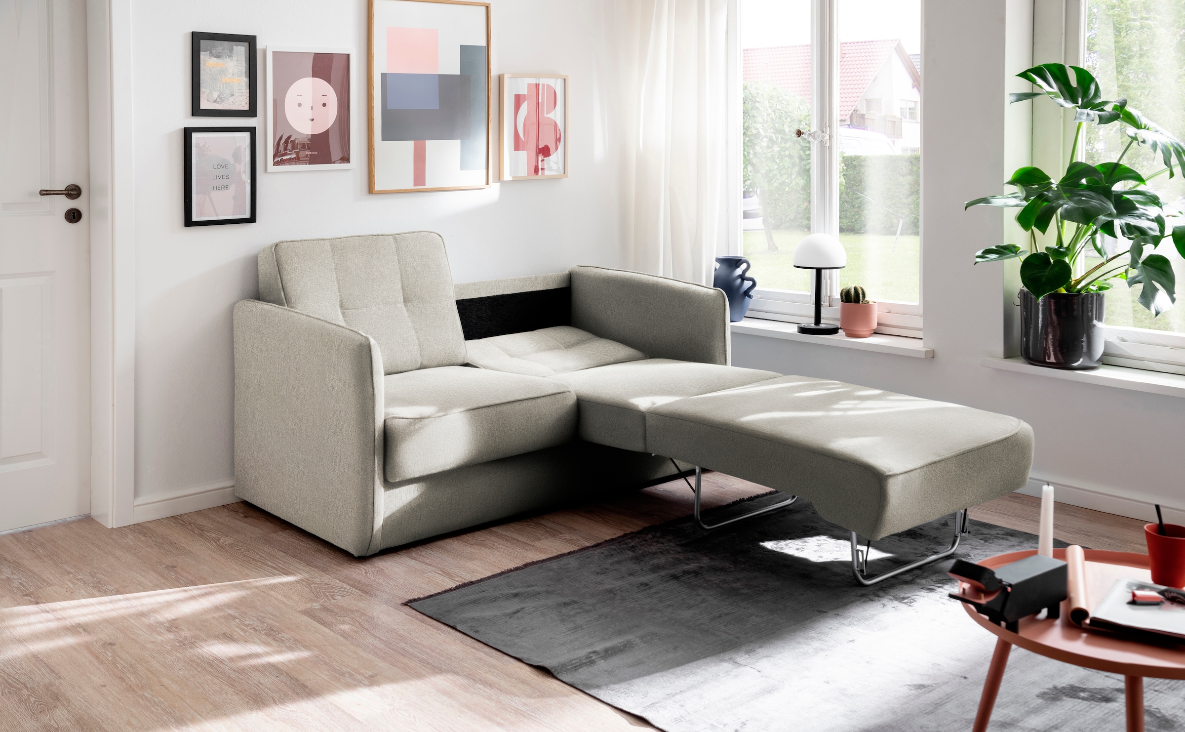 Home affaire Schlafsofa »Milano« zwei einzeln ausziehbare Liegefunktionen