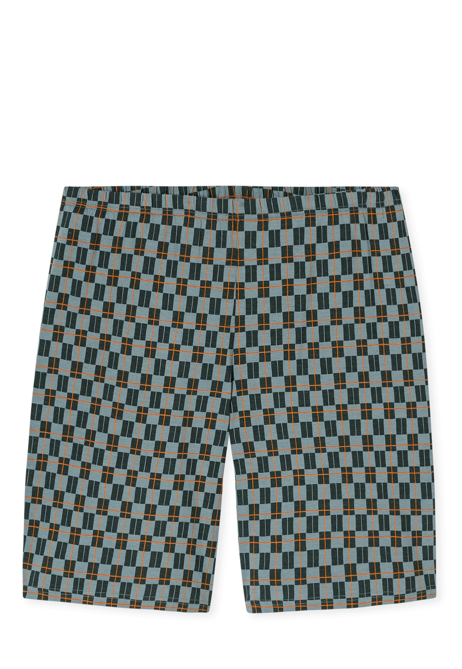 Schiesser Shorty »Casual Essentials« 2 tlg. mit unifarbenem Oberteil und gemusterter Hose