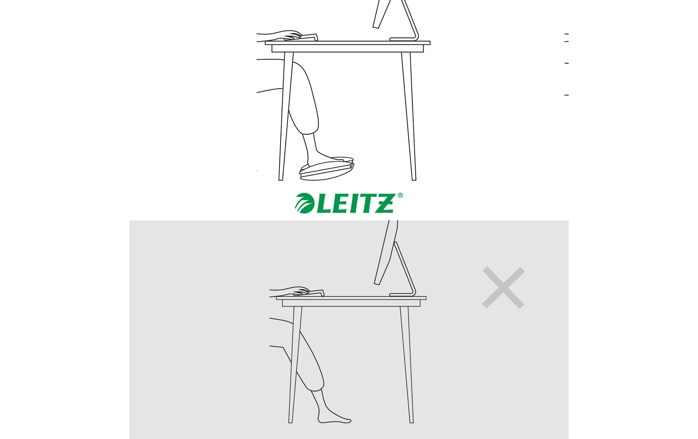 LEITZ Fussstütze »Ergo«