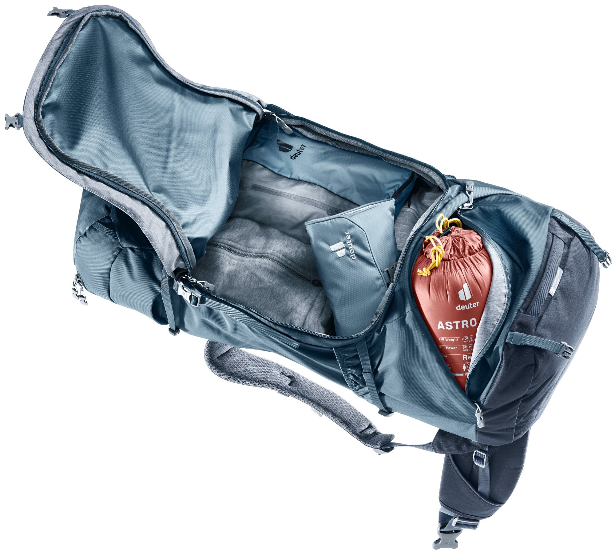 deuter Sac à dos de voyage »Voyager 65+10« avec un volume total de 75 litres, avec système de dos Contact