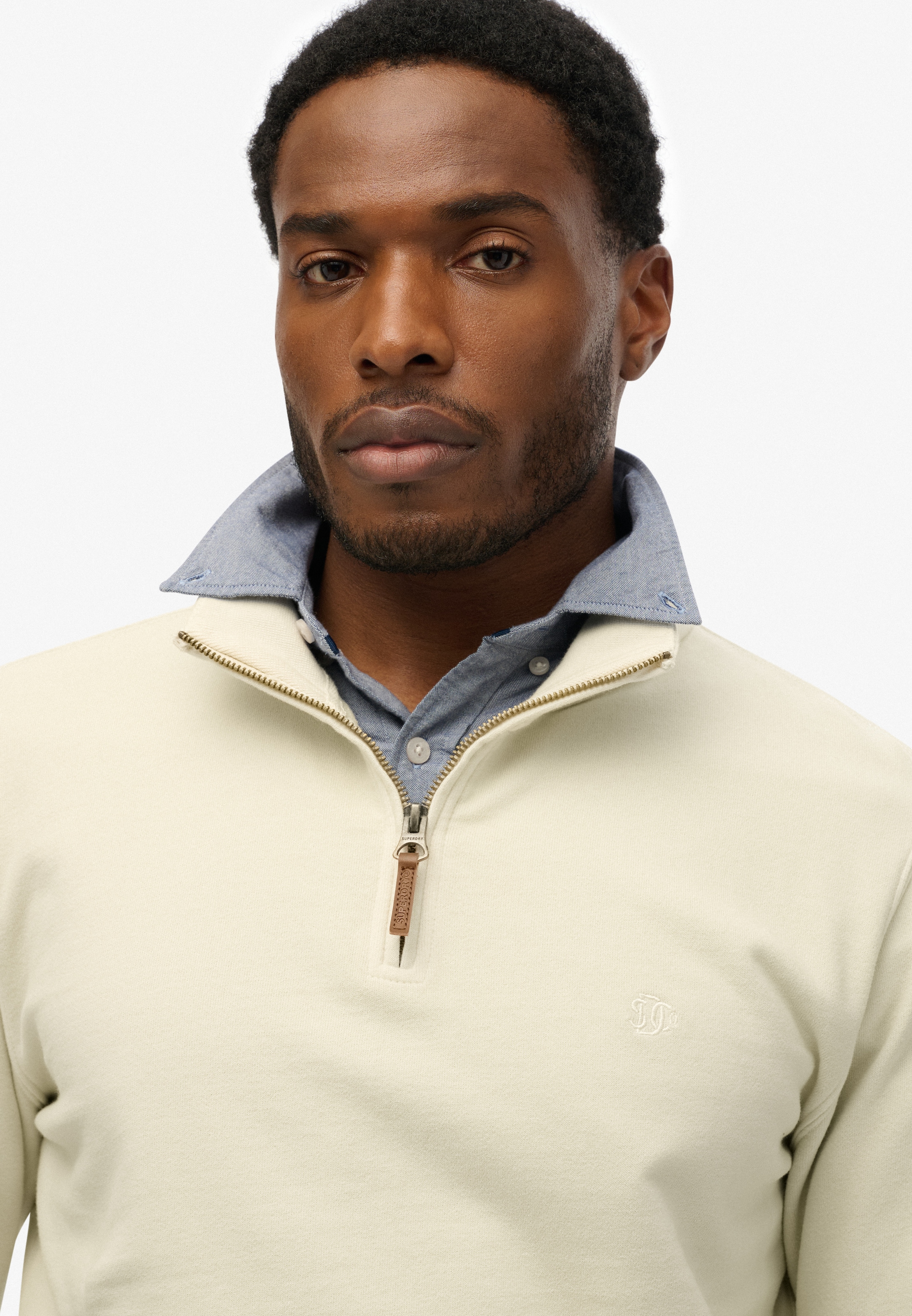 Superdry Sweatshirt »CLASSIC ESSENTIAL HENLEY«
