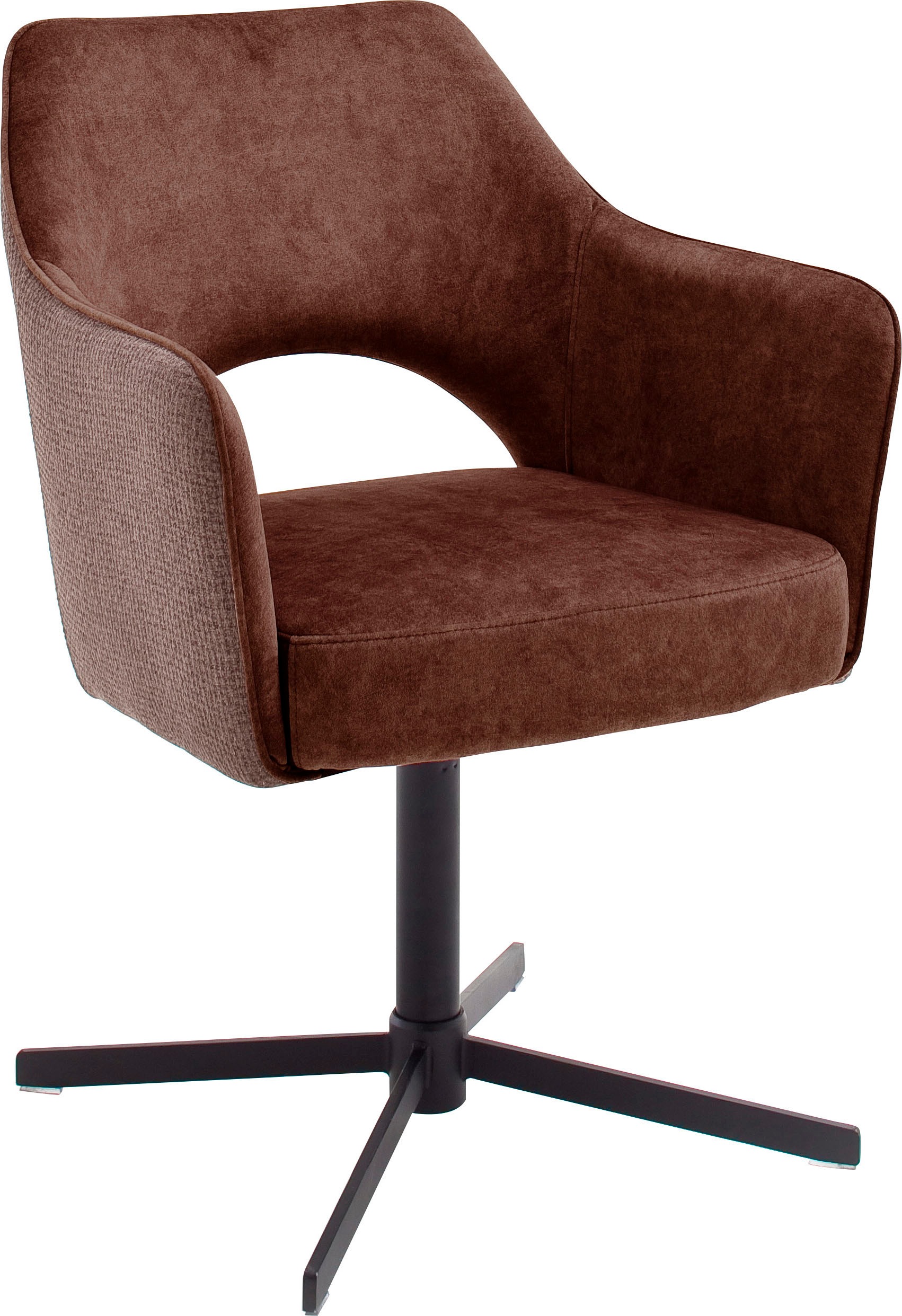 MCA furniture Chaise de salle à manger »Valetta« (Set) 2 cuis2 er Set, 360° drehbar, Taschenfederkern, belastbar 120 kg