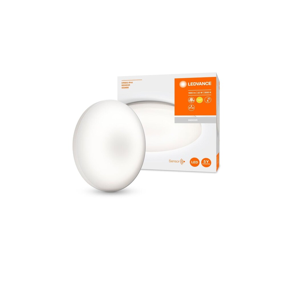 LED Deckenleuchte »ORBIS Sensor, 22 W, Ø 40 cm,«, 1 flammig-flammig