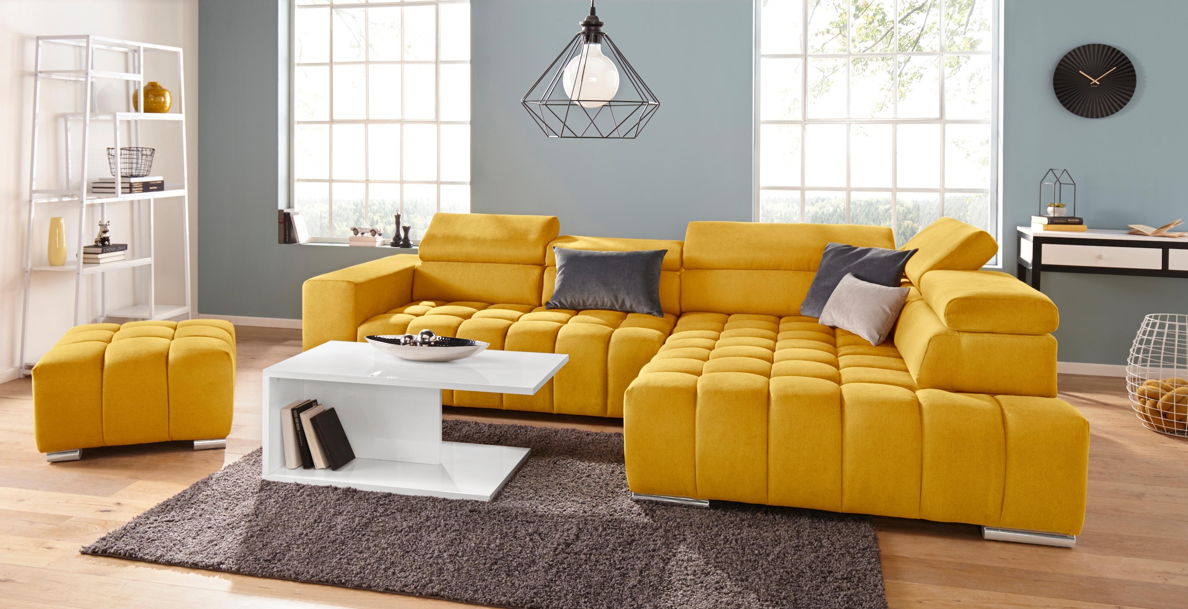exxpo - sofa fashion Hocker »Elias hochwertig und elegant, mit tollem Sitzkomfort«