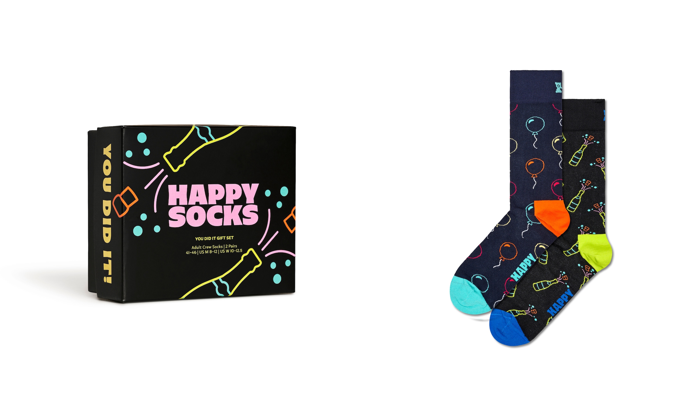 Happy Socks Socken, (Box, 2 Paar), You Dit It Gift Set