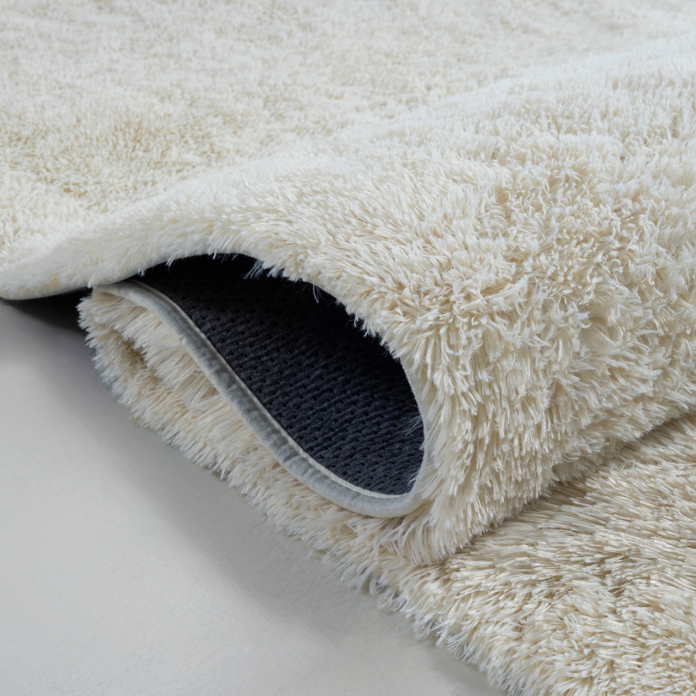 merinos Teppich »Fluffy Shaggy«, rund, 35 mm Höhe, Flauschiger Hochflor Teppich, Wohnzimmer, Anti-Rutsch Unterseite