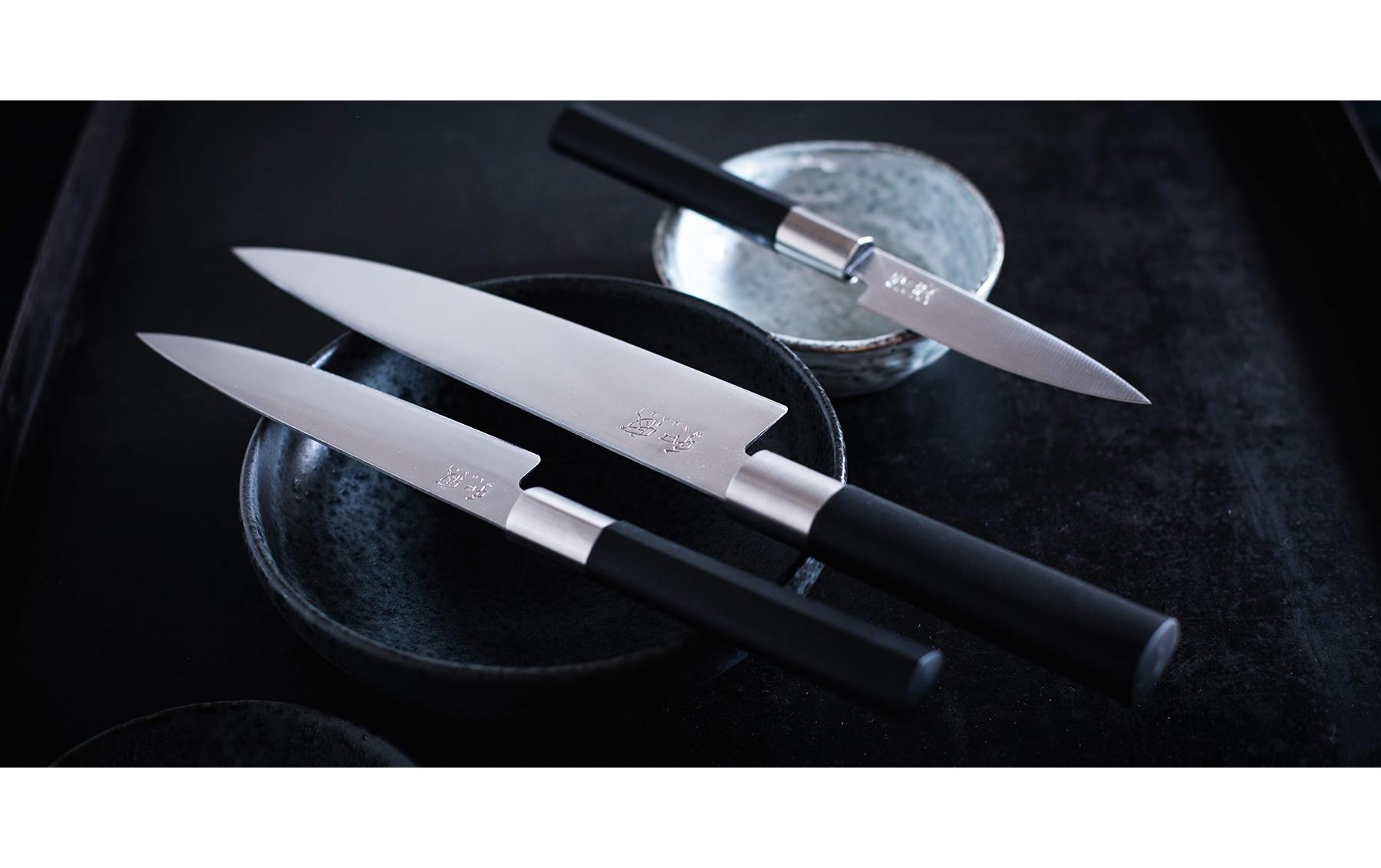 KAI Fleischmesser »Wasabi Schwarz«, (1 tlg.)