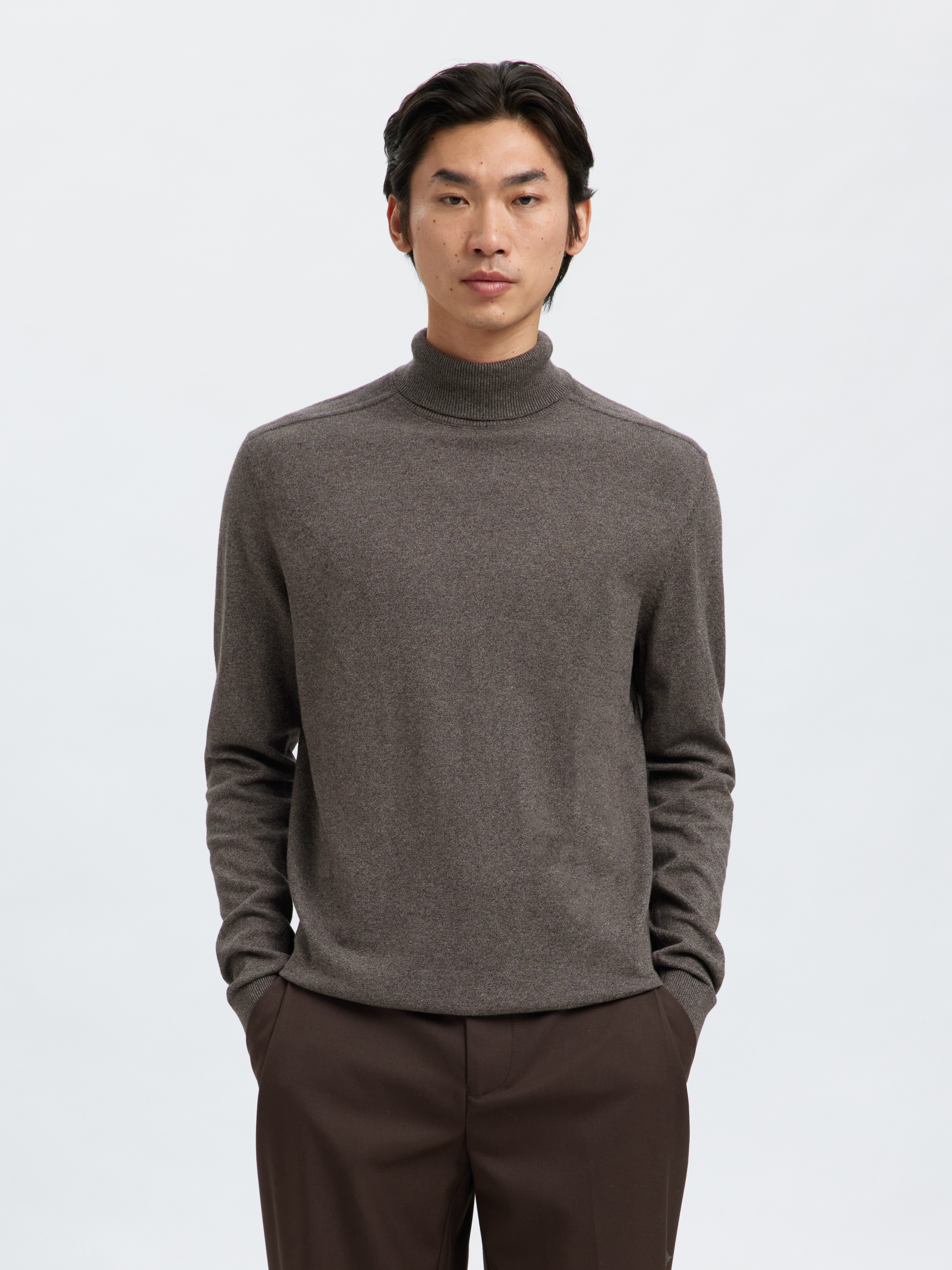 Image of SELECTED Rollkragenpullover "SLHZREG-KRIS KNIT ROLL NECK"