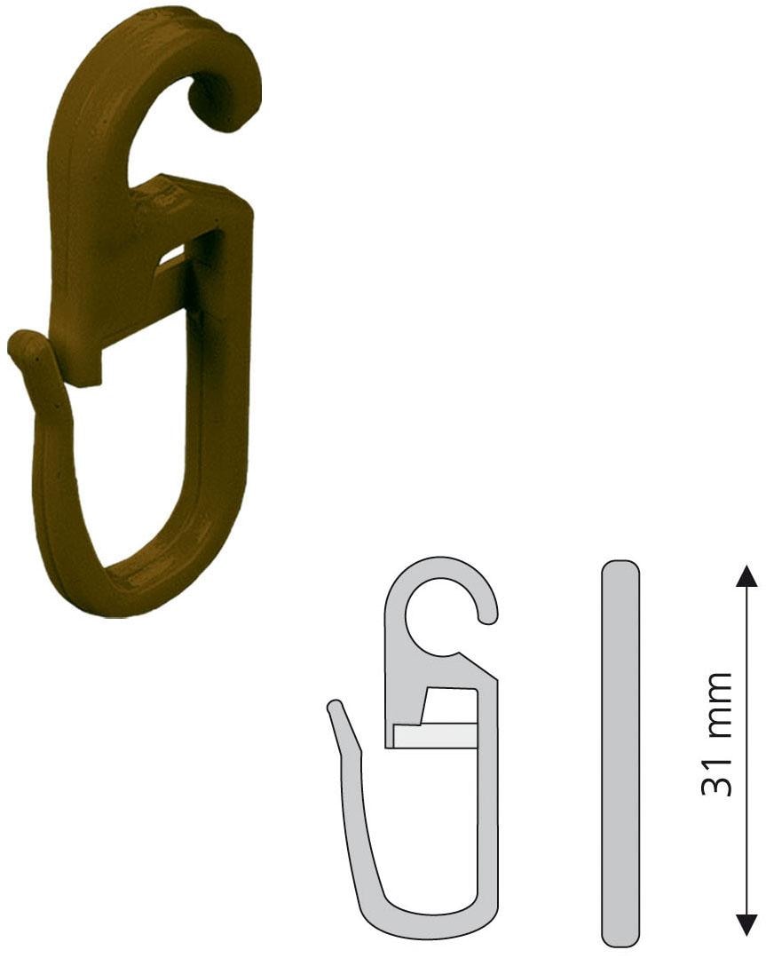 Image of Liedeco Faltenclip Faltenlegehaken, für Gardinenringe