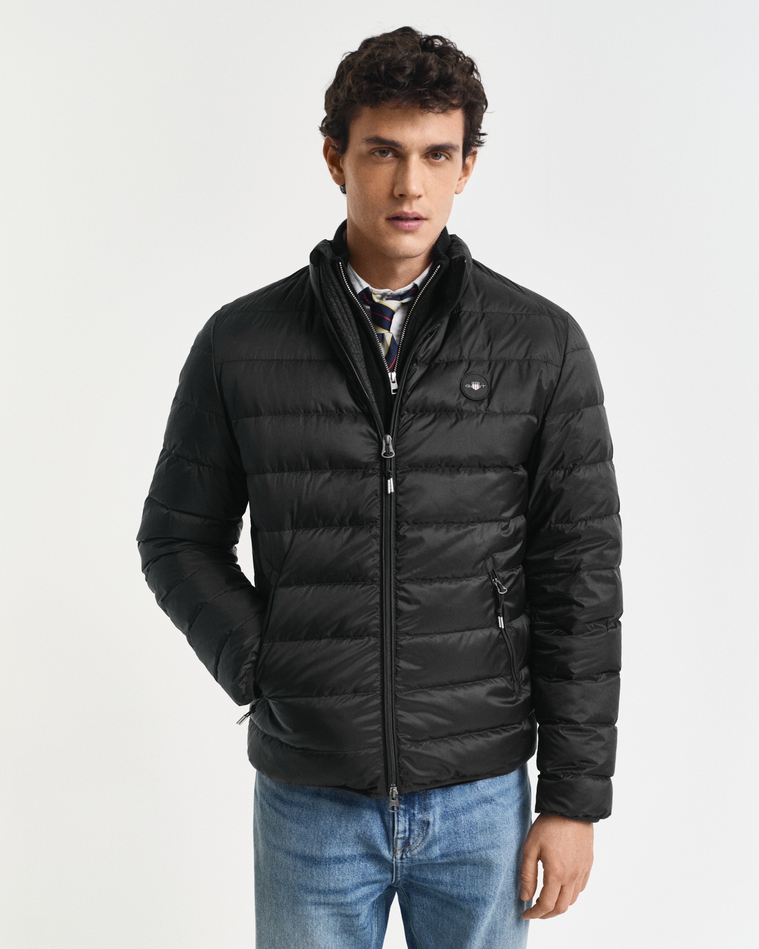 Image of Gant Steppjacke "LIGHT DOWN JACKET" 2-Wege-Reissverschluss, Übergangsjacke, regular fit
