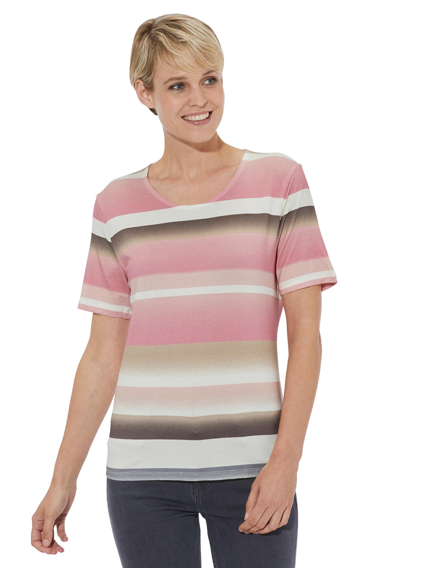 Image of Casual Looks Kurzarmshirt »Ringelshirt«, (1 tlg.) bei Ackermann Versand Schweiz