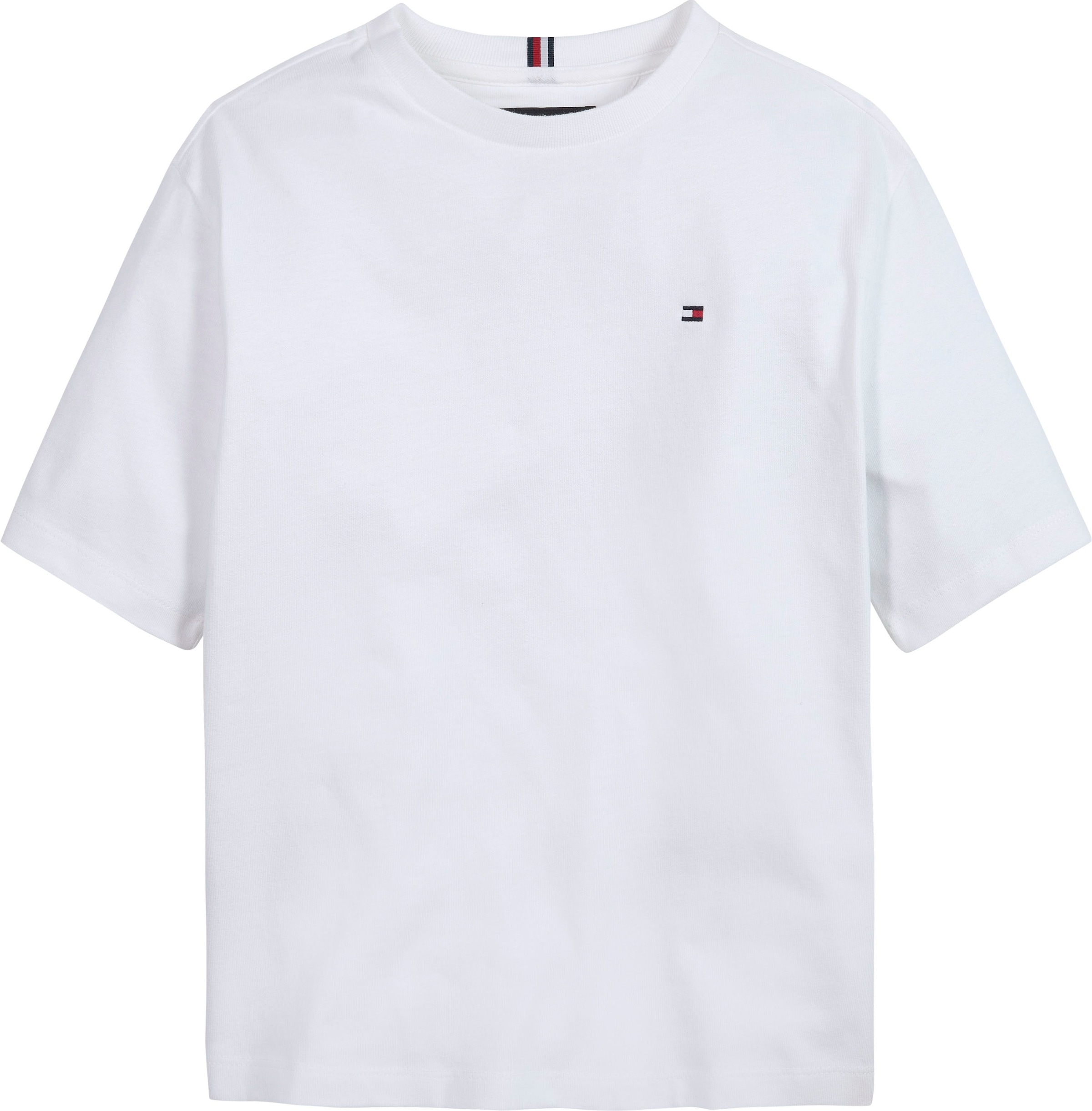 S/S«, versandkostenfrei - Modische Hilfiger TOMMY mit T-Shirt LOGO ohne »BOLD Tommy TEE bestellen Backprint Mindestbestellwert
