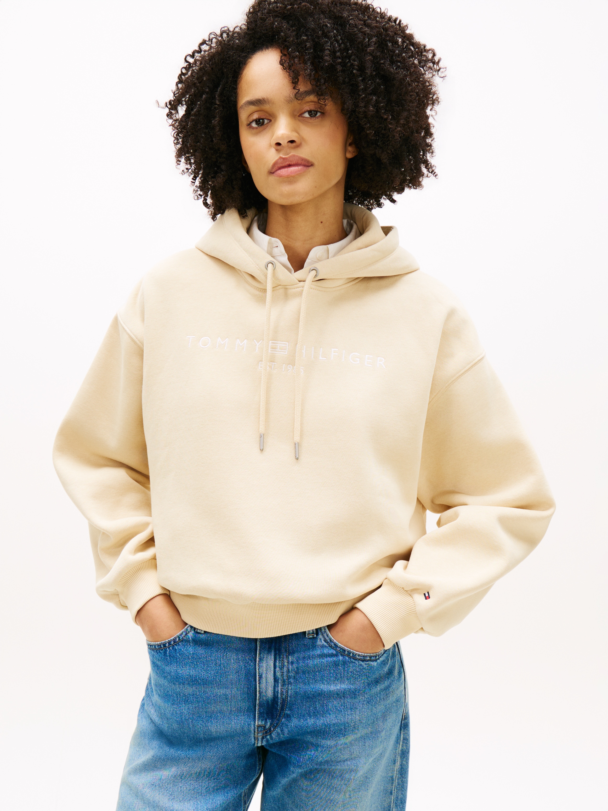 Image of Tommy Hilfiger Kapuzensweatshirt "CORP LOGO MDRN HOODIE"