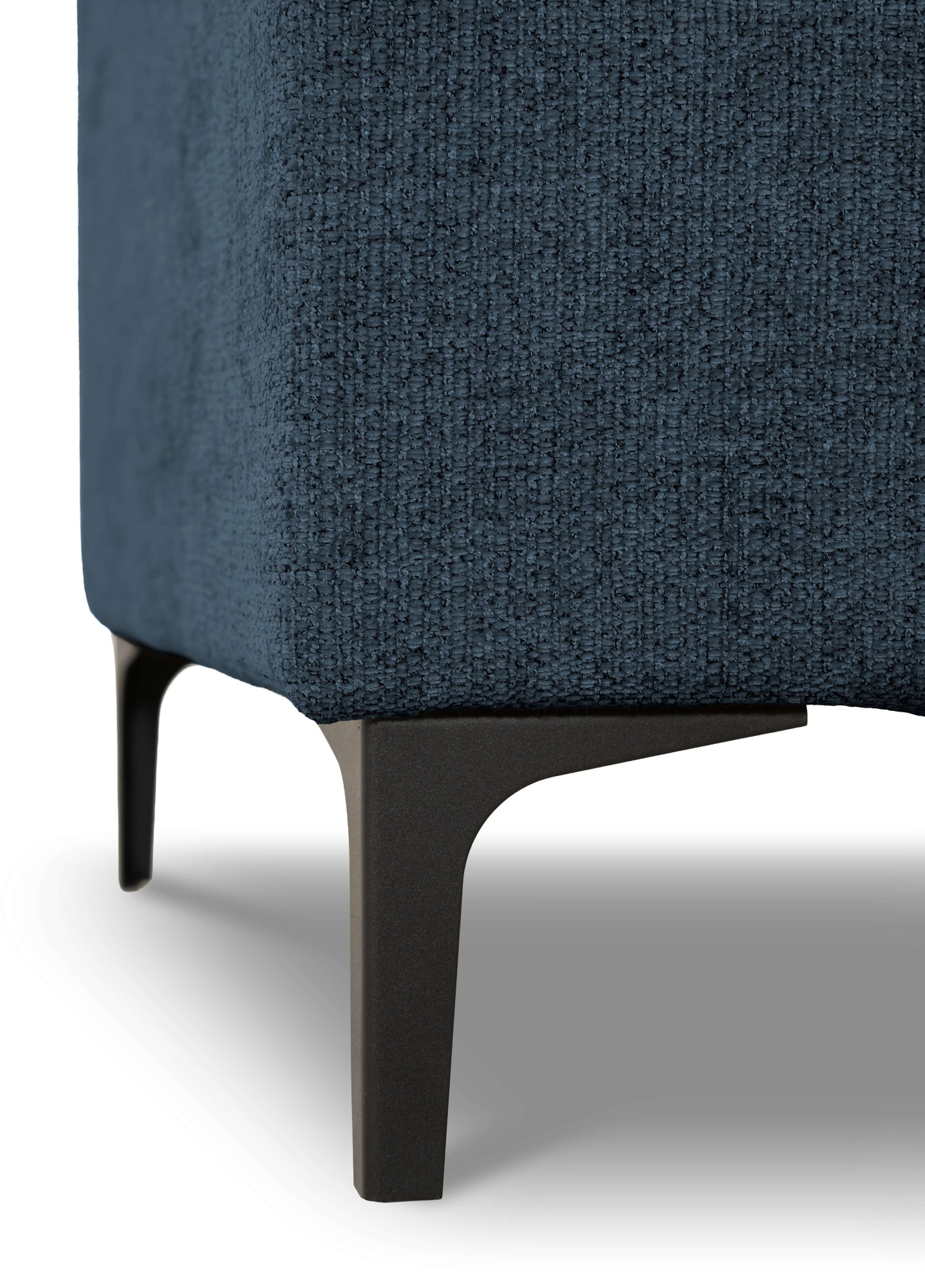 GOODproduct 2-places »Kompaktsofa Oland mit modernem Chenille-Bezug« 164 cm, Wellenunterfederung, Skandi-Design, Metallfüsse
