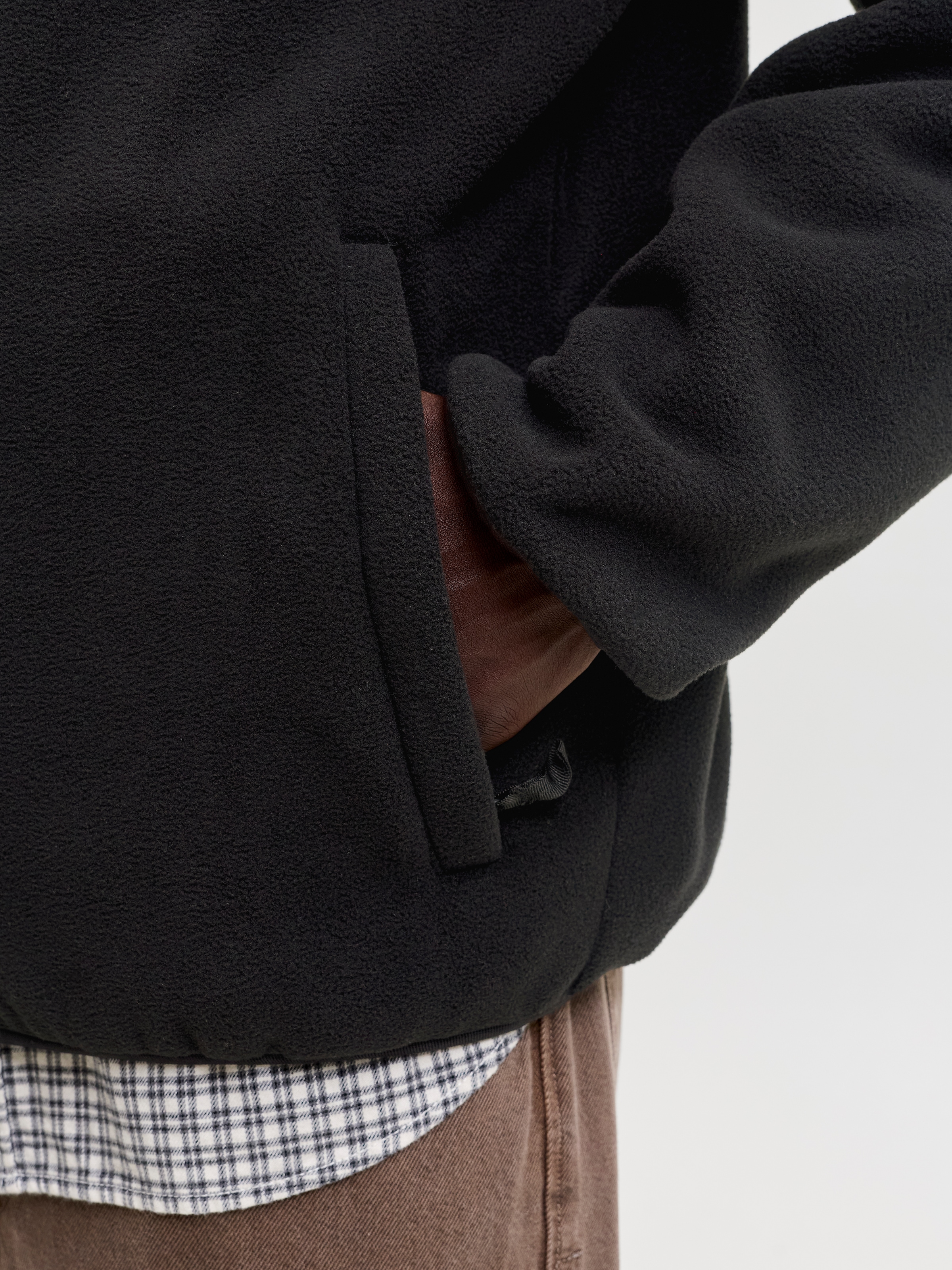 Jack & Jones Veste polaire »JJEMASON FLEECE SN« fibre synthétique, coupe régulière