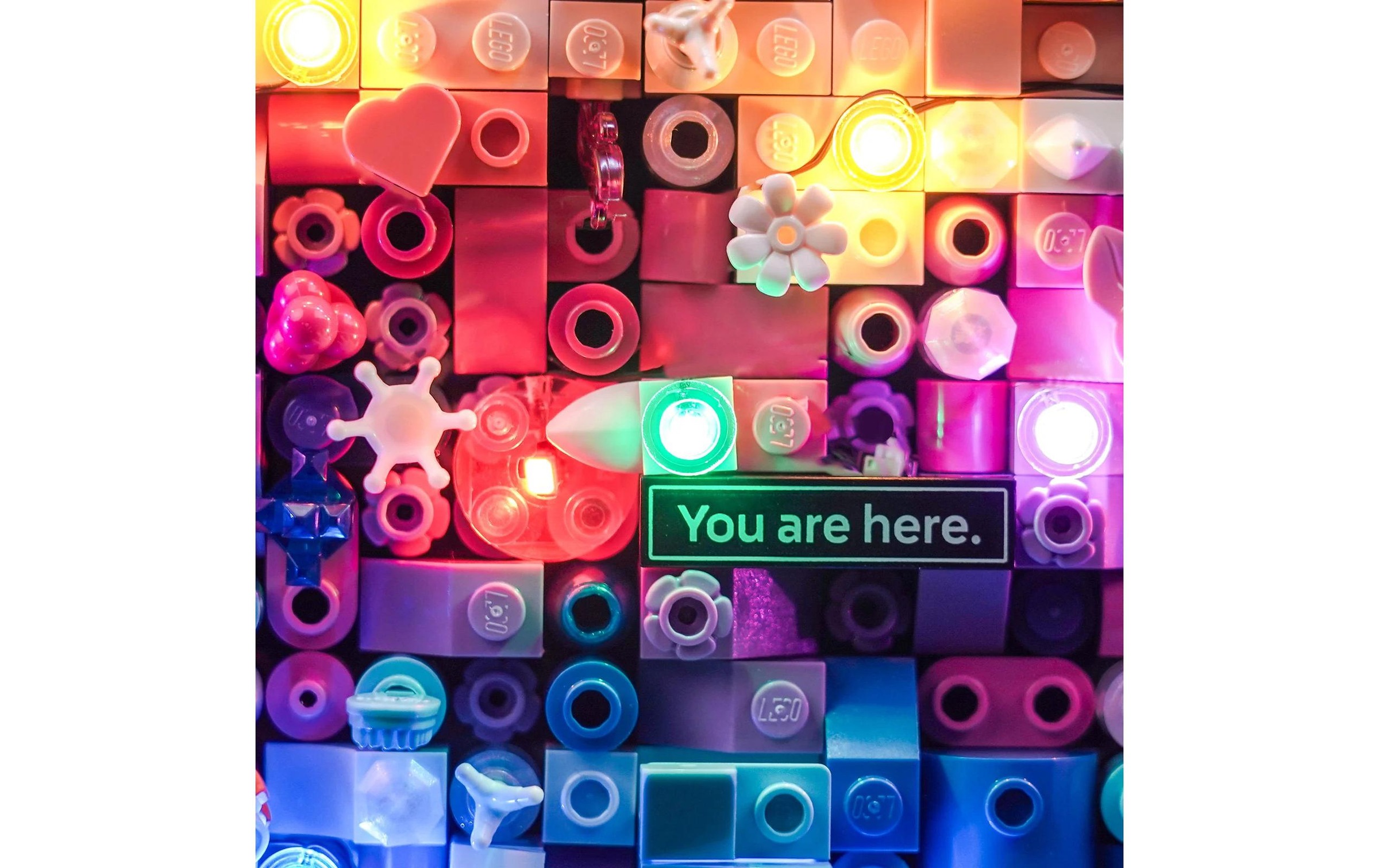Image of Steinbaukasten "BrickBling LED-Licht-Set für LEGO Die Milchstrassen-Galaxie -31212"