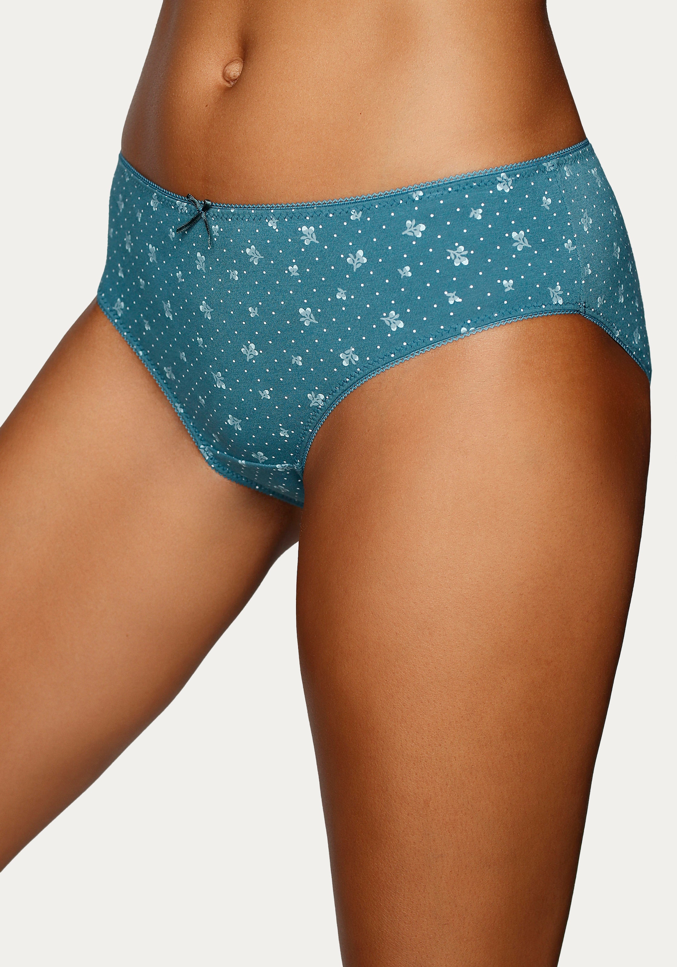 petite fleur Jazz-Pants Slips, (6er-Pack), aus elastischer Baumwolle
