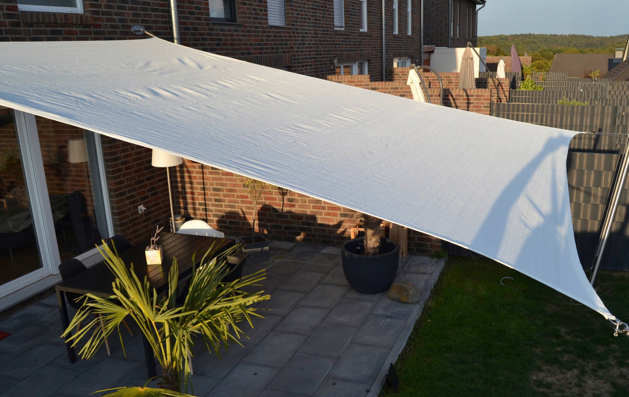 Floracord Sonnensegel BxT: 500x400 cm, cremeweiss