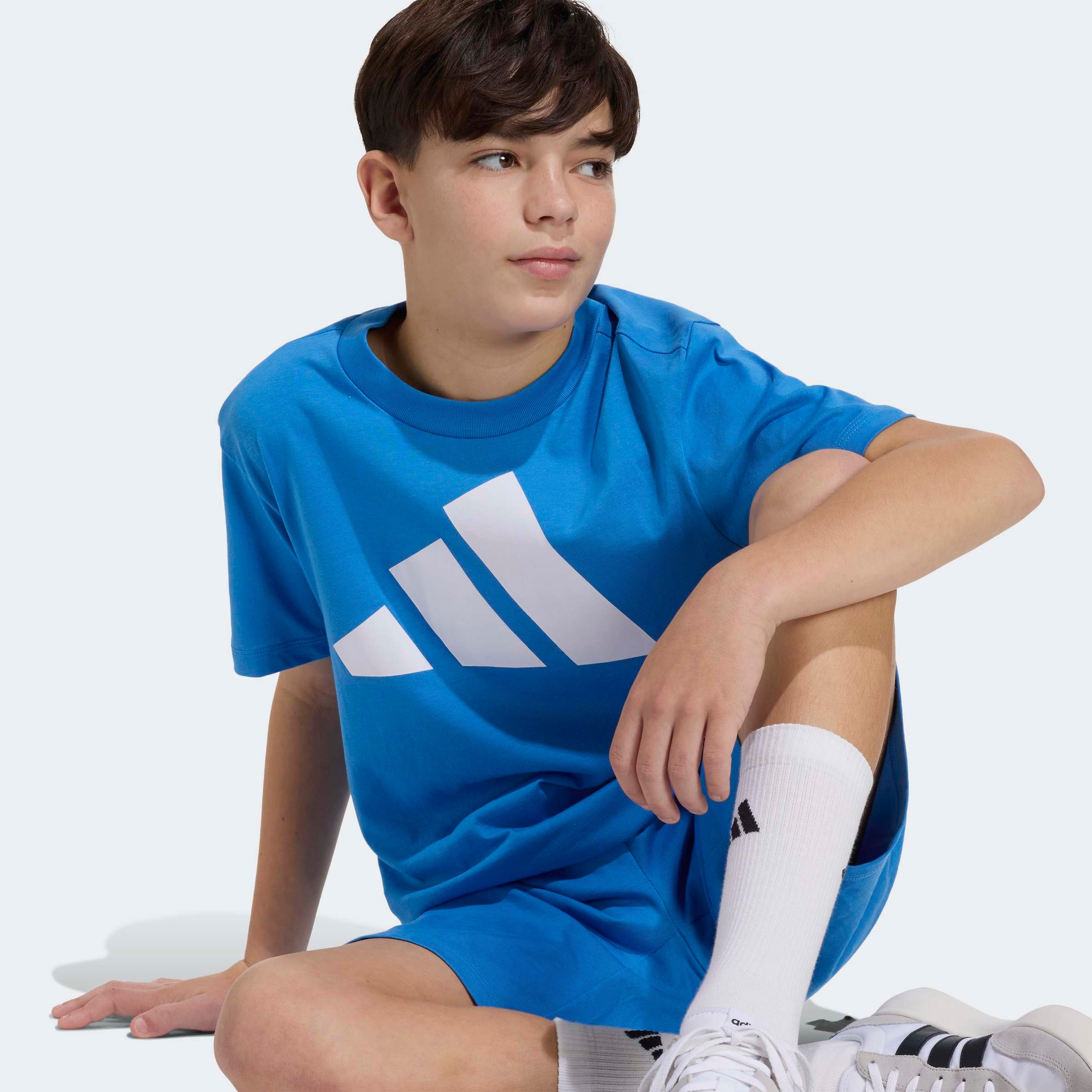 adidas Sportswear T-shirt »ESSENTIALS KIDS« pour enfants et adolescents, avec encolure ronde, en 100 % coton