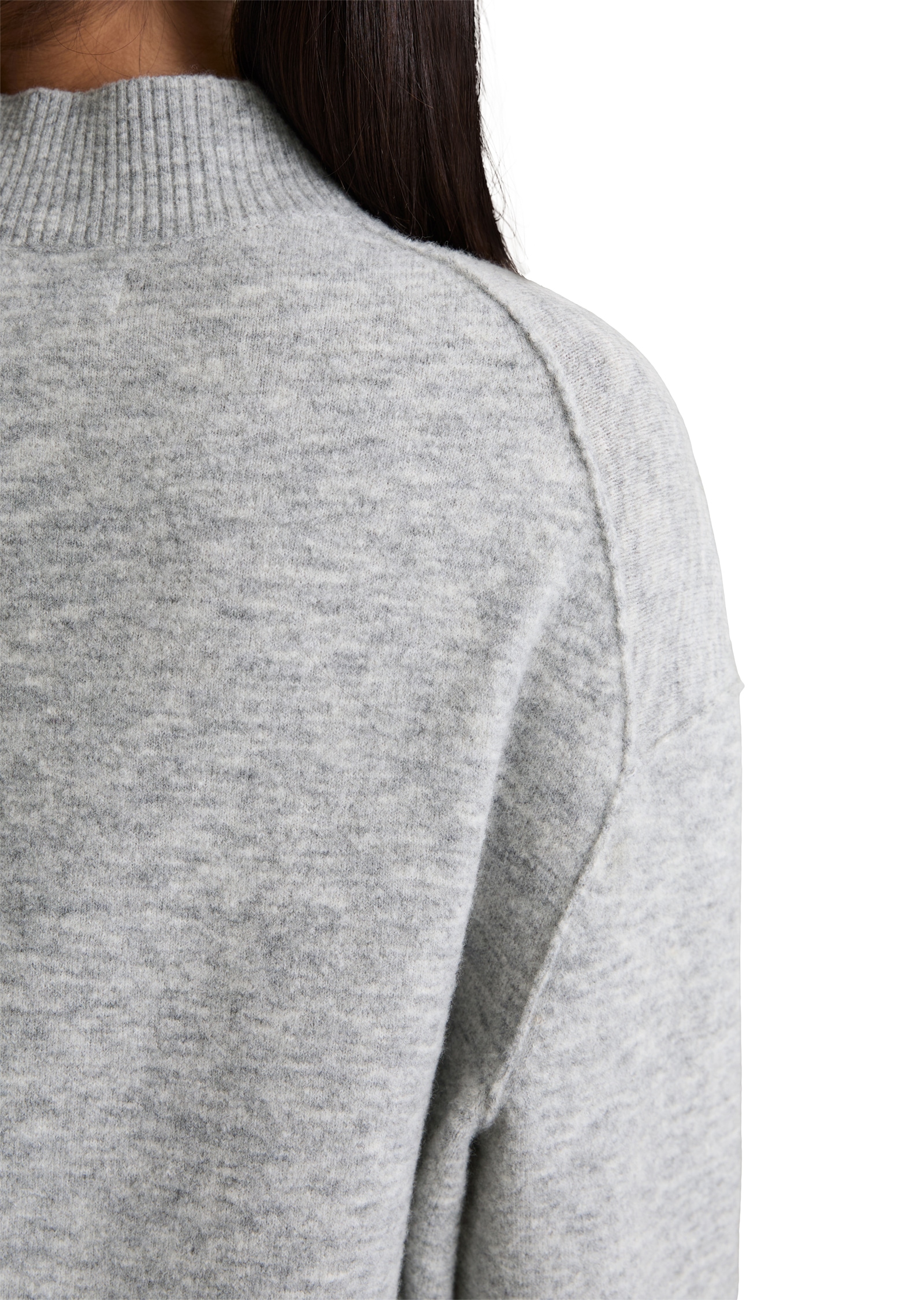 Marc O'Polo DENIM Pull en tricot regular fit aus softem Schurwolle-Mix, Rundhals