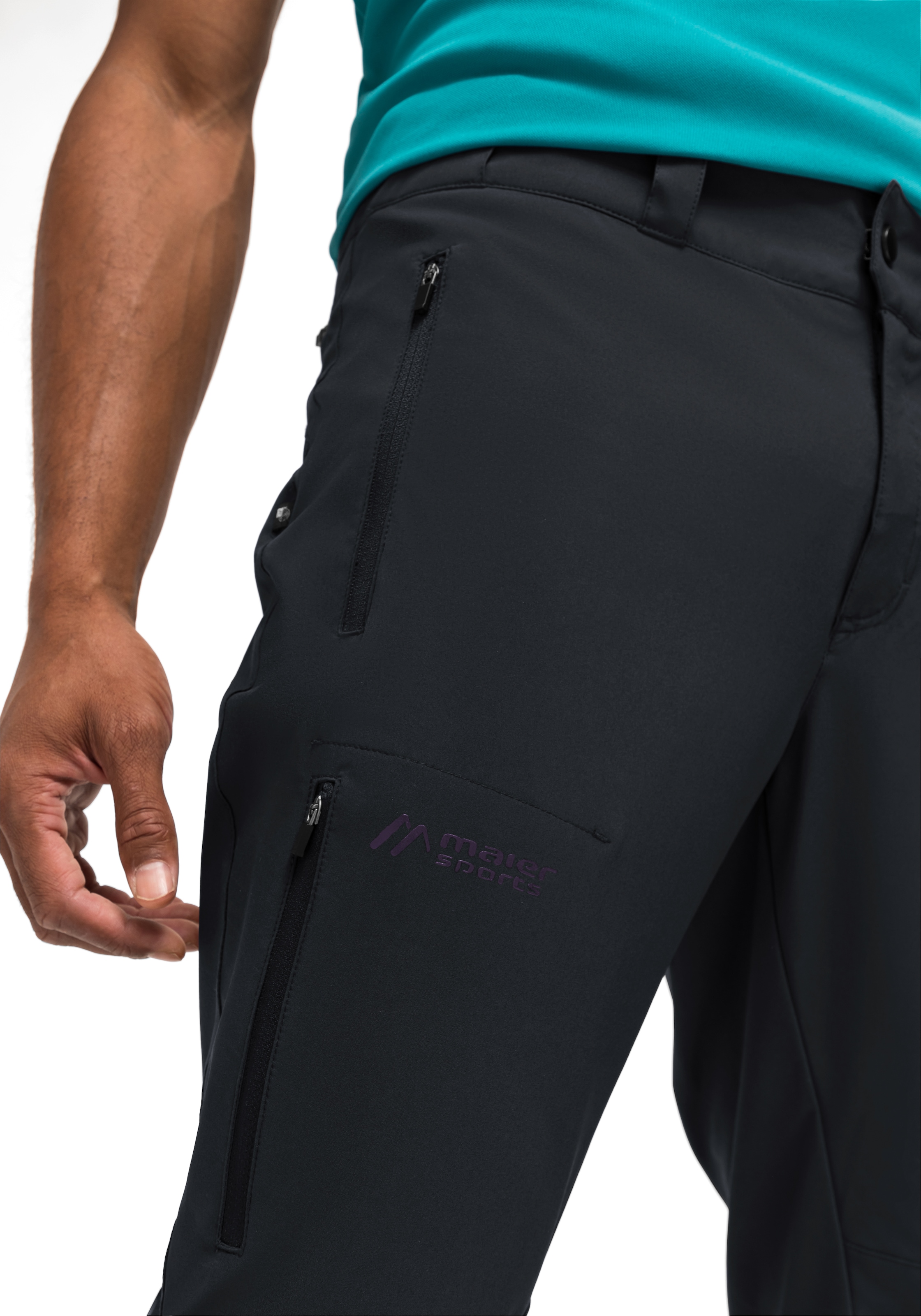 Maier Sports Outdoorhose »Latit Slim M«  Herren Wanderhose, lange Outdoor-Hose, Trekkinghose slim