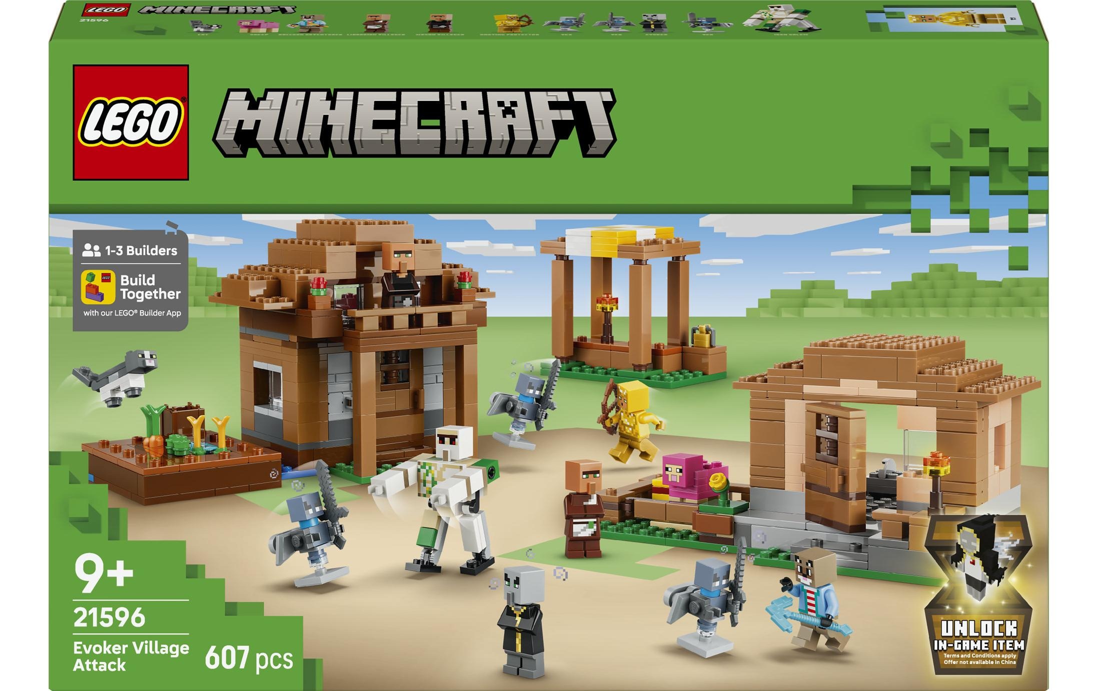 LEGO® Konstruktionsspielsteine »Angriff des Magiers auf das Dorf (21596), LEGO Minecraft« Made in Europe