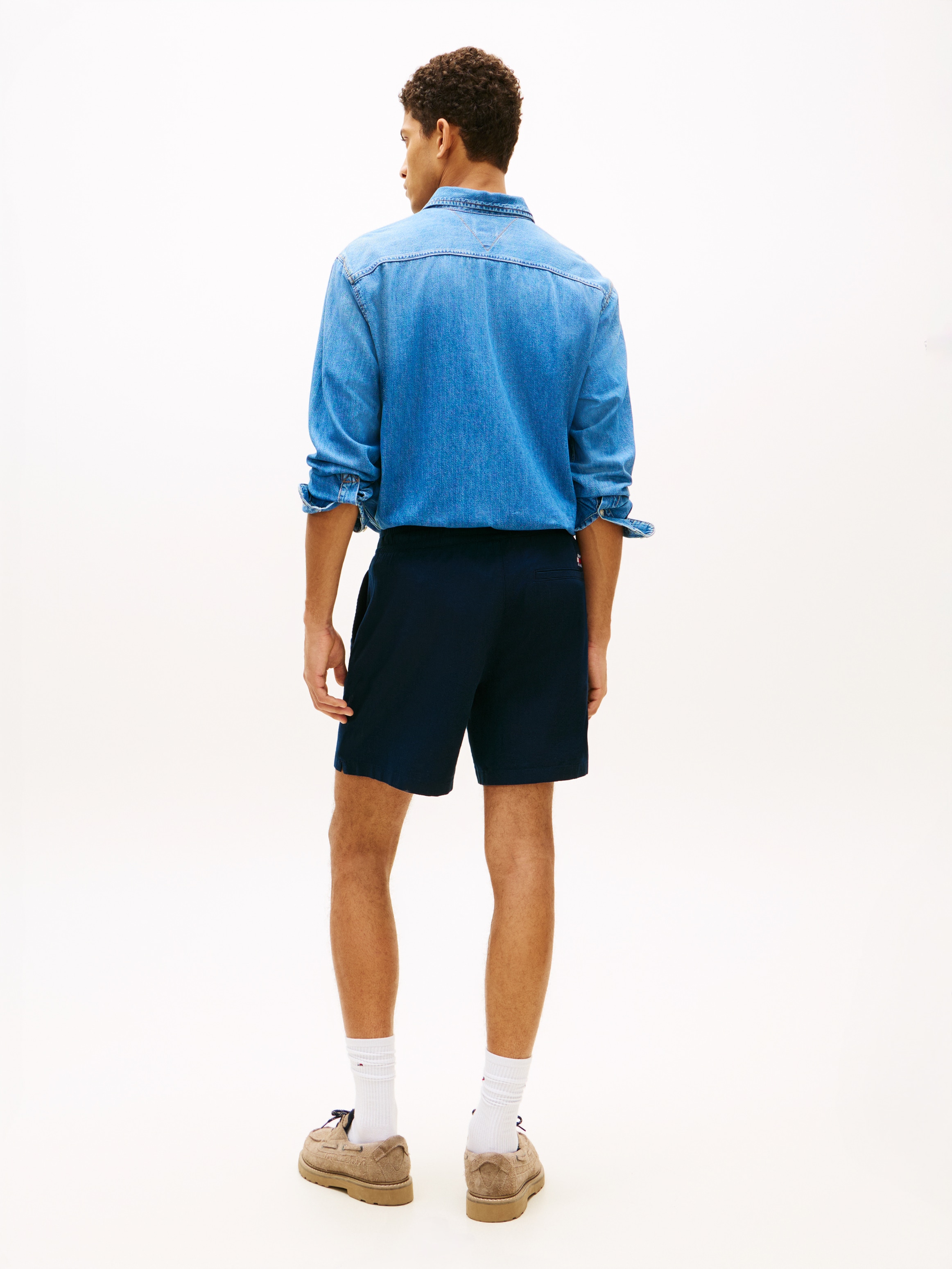 Tommy Jeans Shorts »LINEN BLEND PULL-ON«  Regular fit mit praktischen Taschen