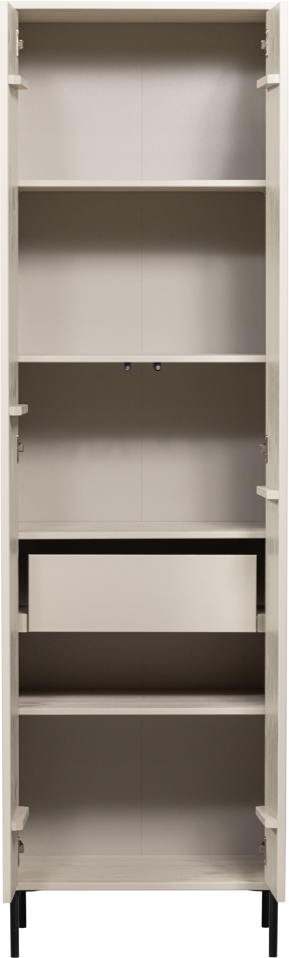 WOOOD Armoire vestiaire »New Gravure, Mehrzweckschrank mit 5 Fächern« Haut meuble New Gravure de WOOOD avec rangement, style et système push-to-open