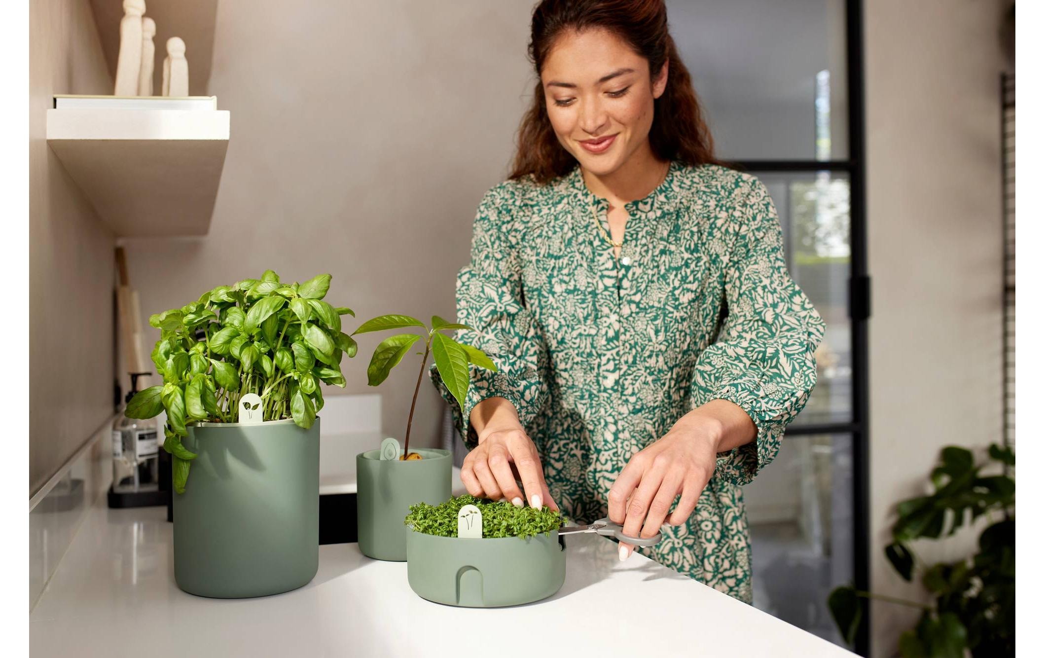 Elho Pot à herbes »Bouncy Basil 17 cm«