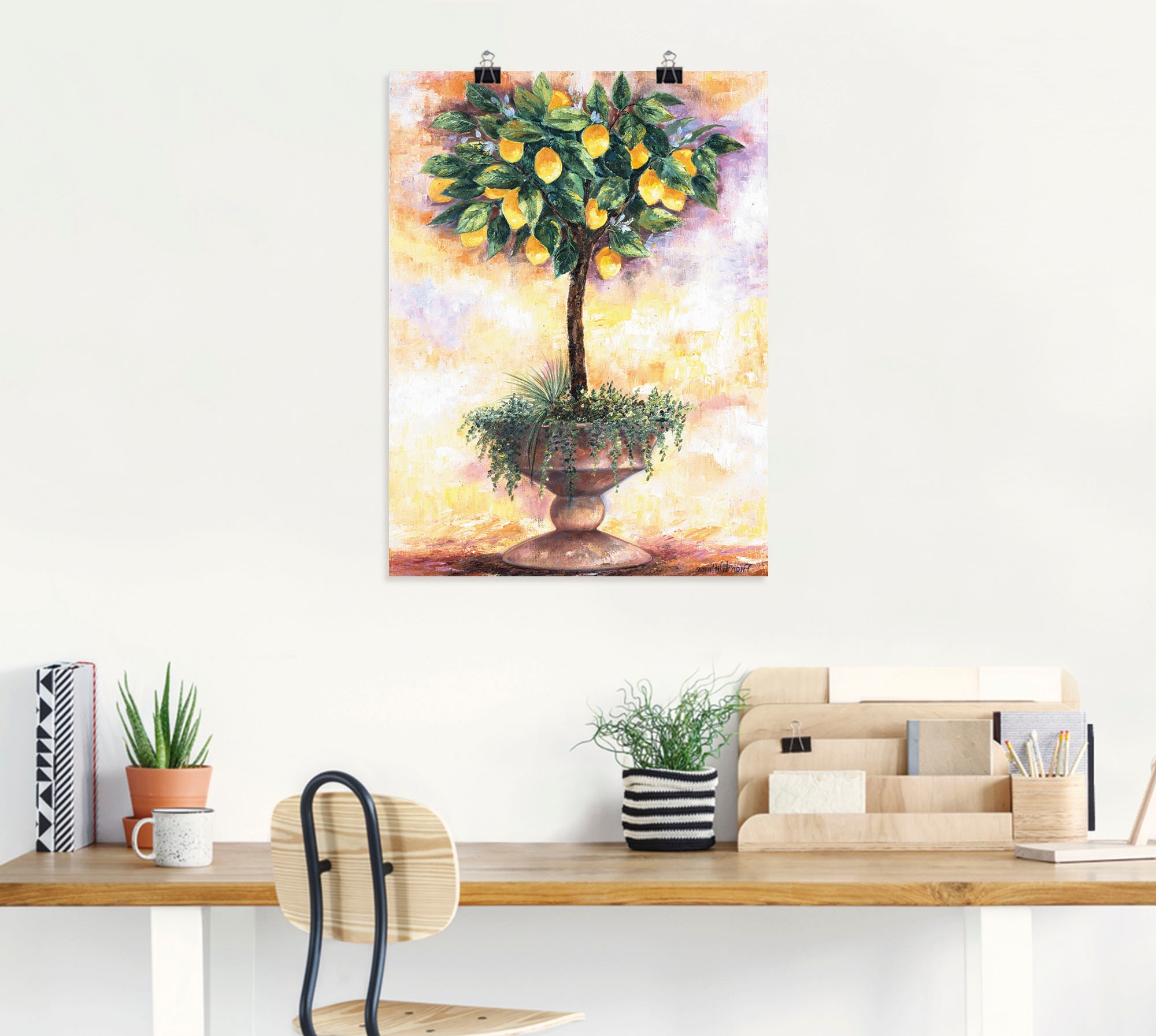 Artland Wandbild »Zitronenbaum«, Bäume, (1 St.), als Leinwandbild, Poster in verschied. Grössen
