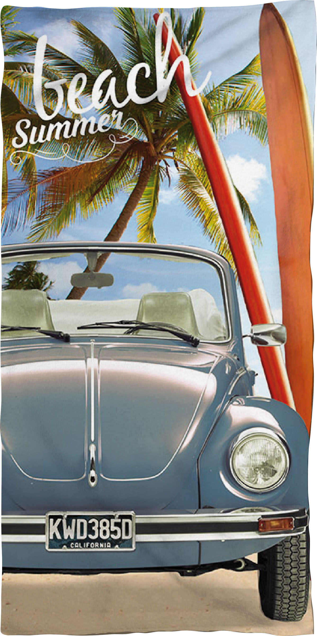 Image of Volkswagen Strandtuch »Beach Summer«, (1 St.), mit VW Käfer Motiv & Schriftzug bei Ackermann Versand Schweiz