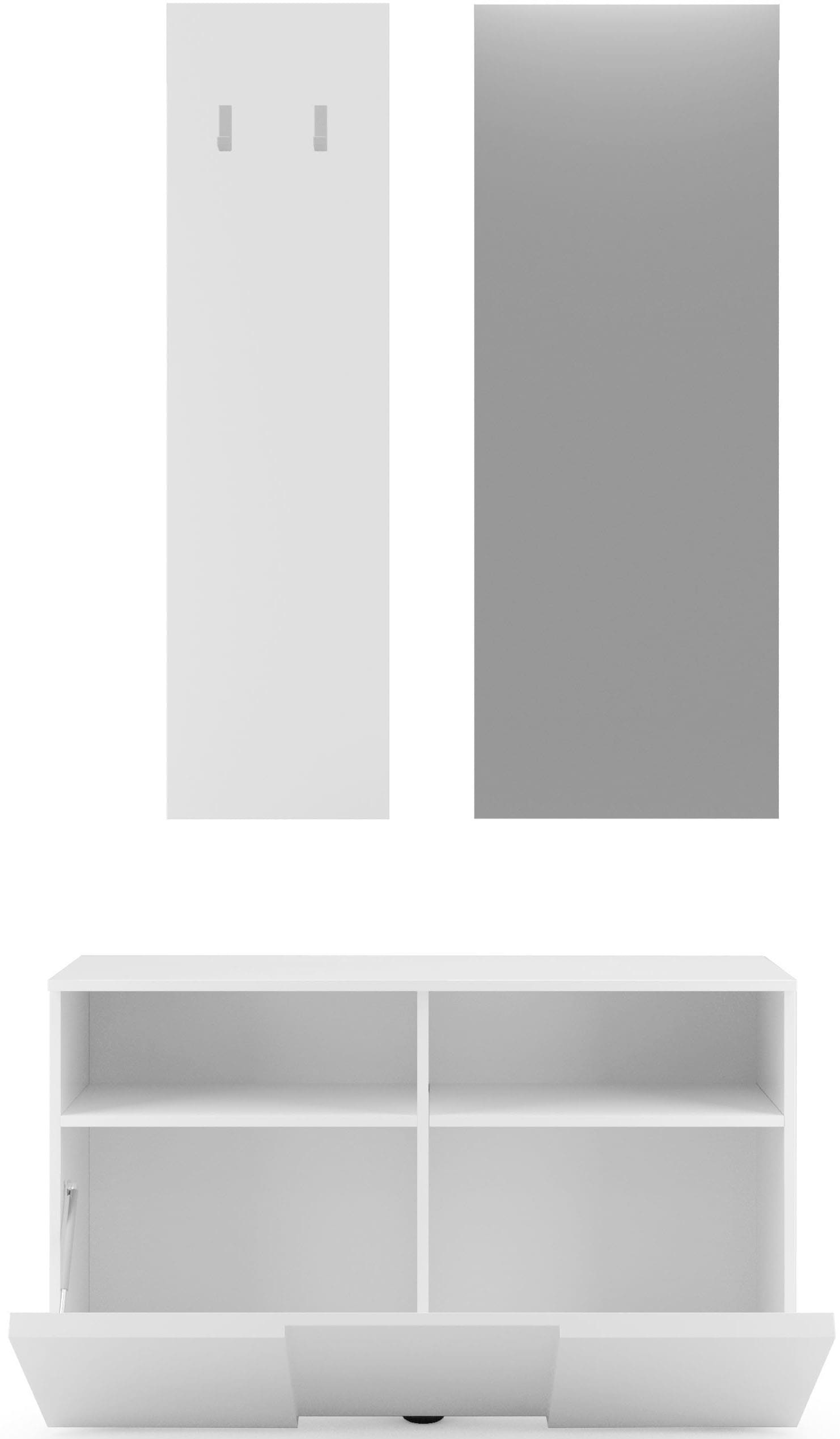INOSIGN Garderobenpaneel »Wandpaneel mit 2 Haken Breite 31 cm, Höhe 110 cm, Wandgarderobe,«, Höhe 110 cm