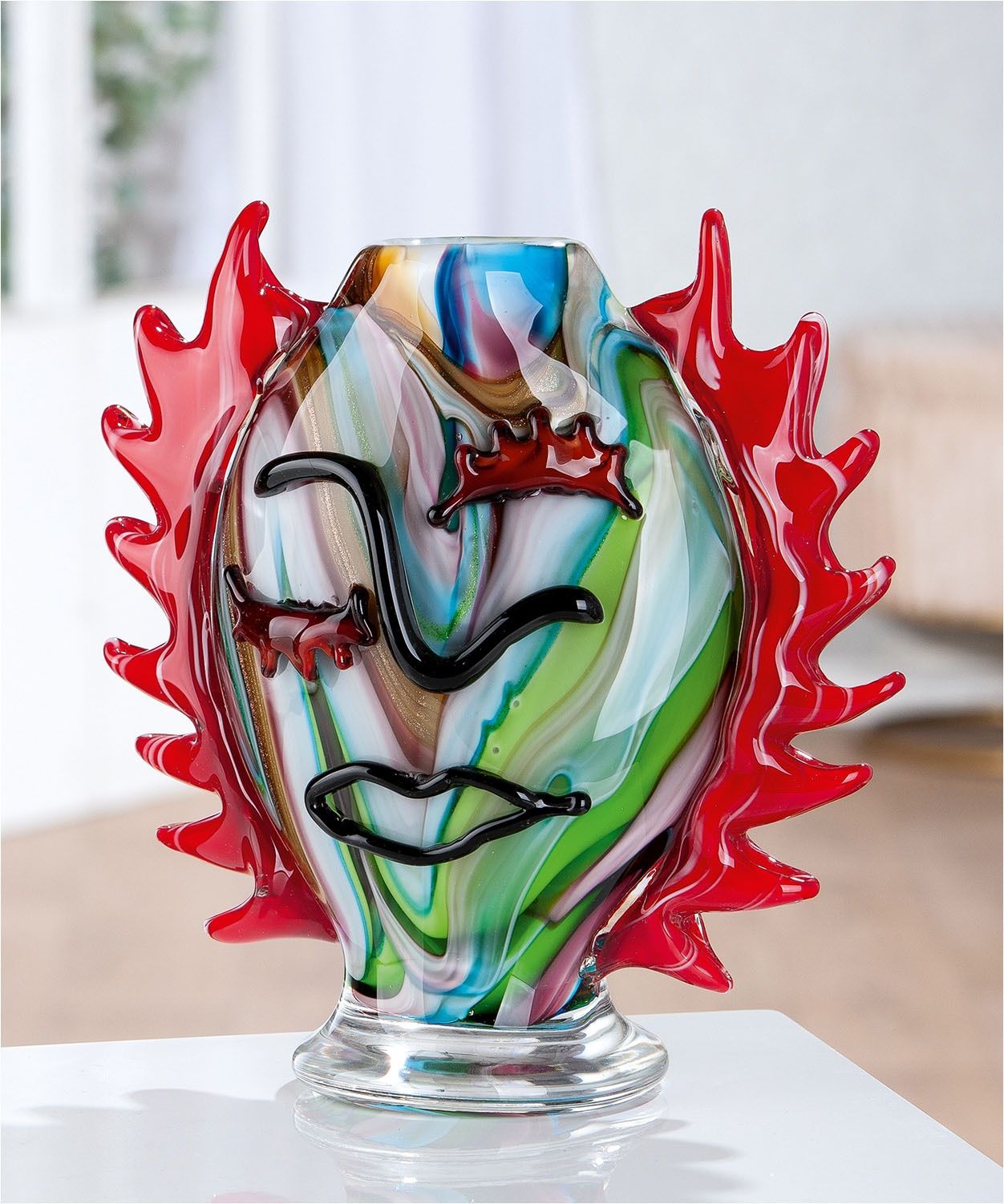 GILDE Vase de table »Gesichtsvase  Pepito«