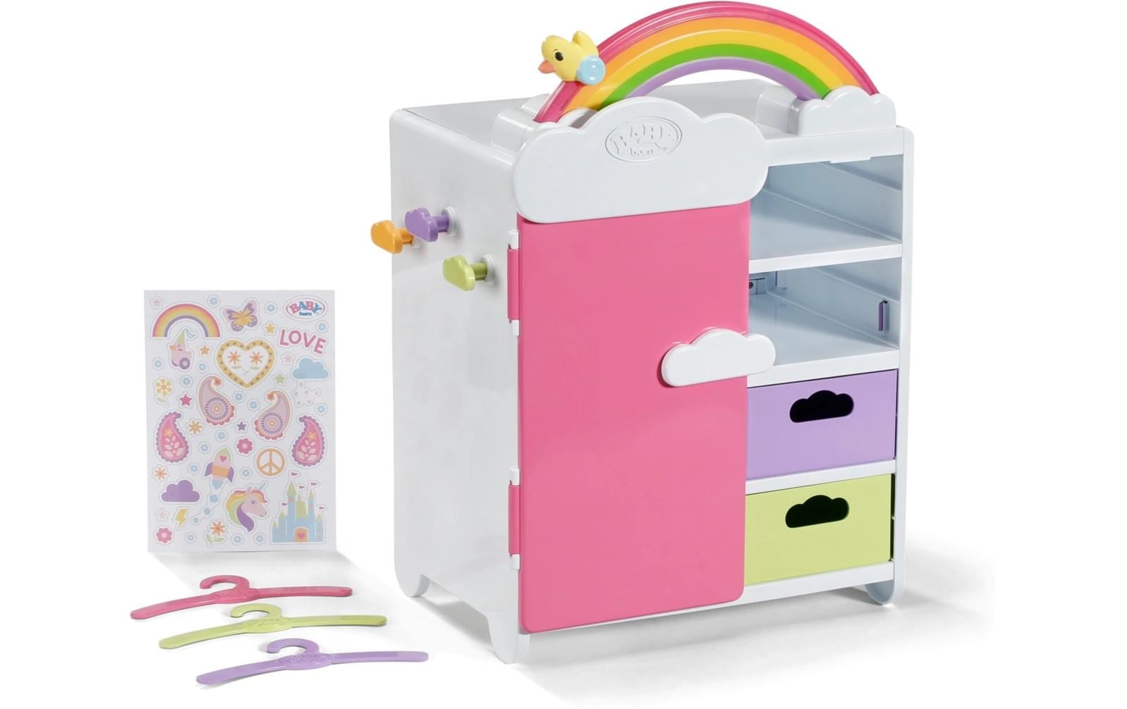 Baby Born Puppen Accessoires-Set »Regenbogen Schrank«, (Set)