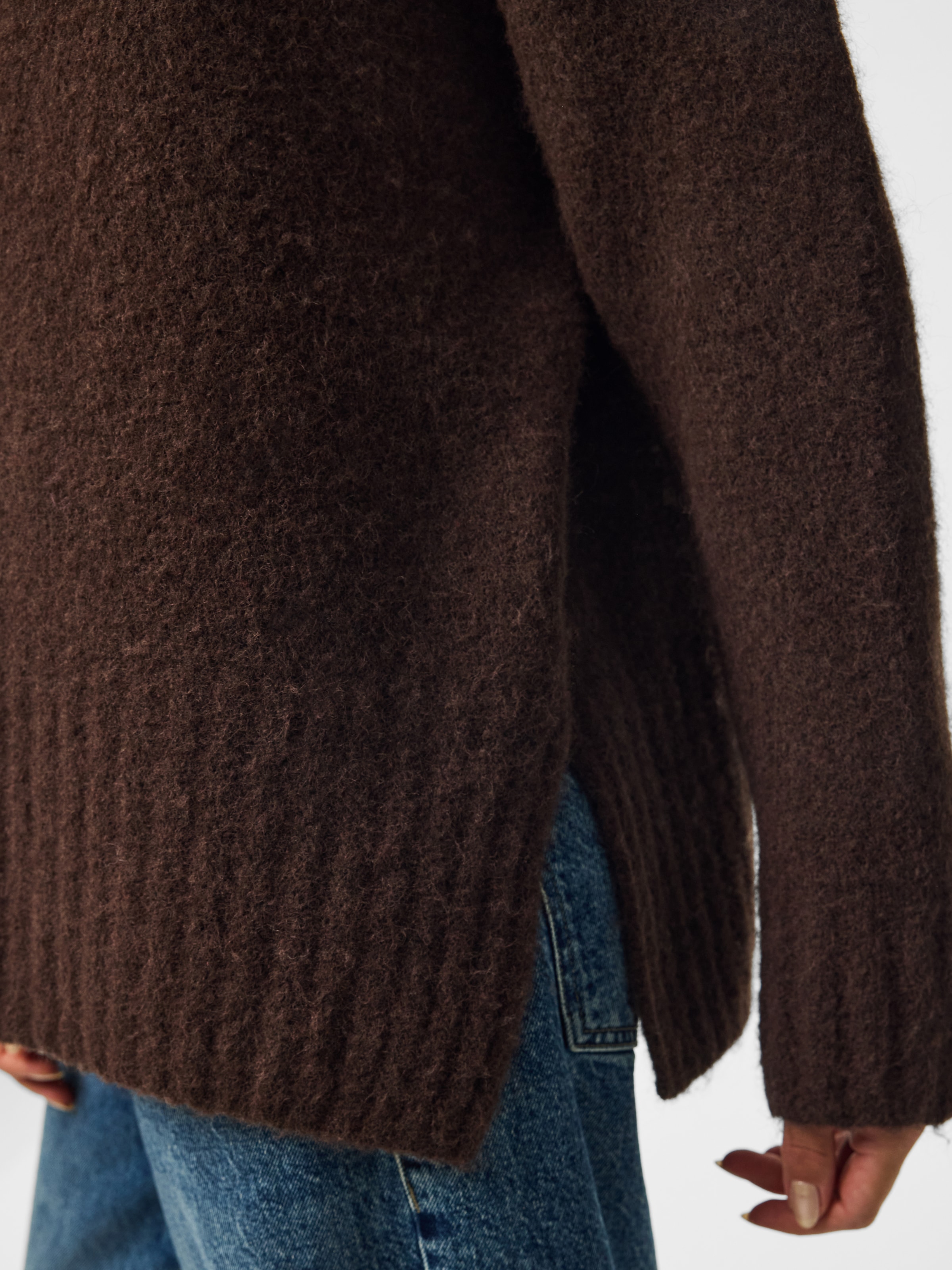 pieces Pull en tricot »PCTINA LS O-NECK KNIT NOOS« Materialmix