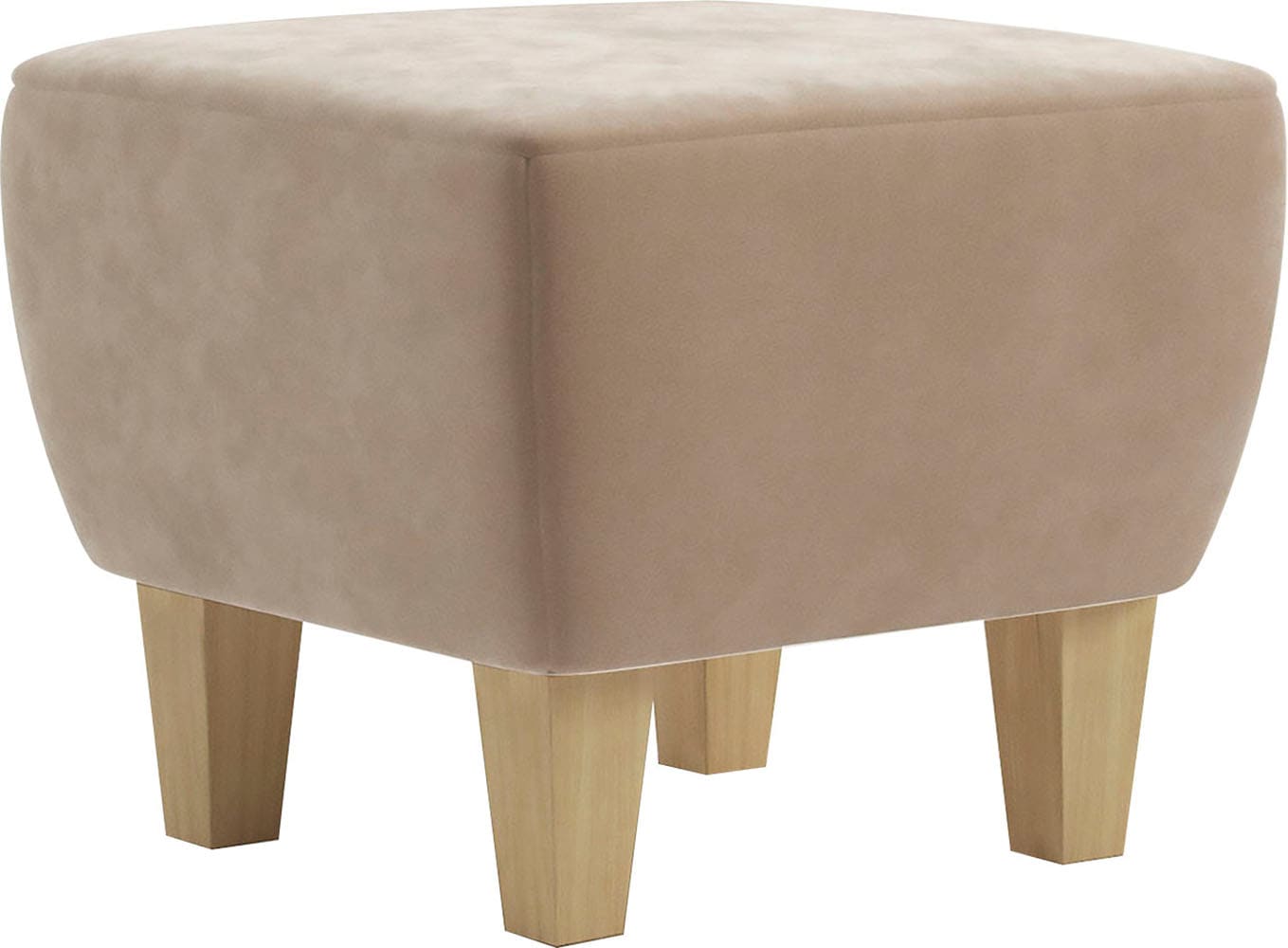 Home affaire Tabouret rembourré »Viva« mit Buchefüssen