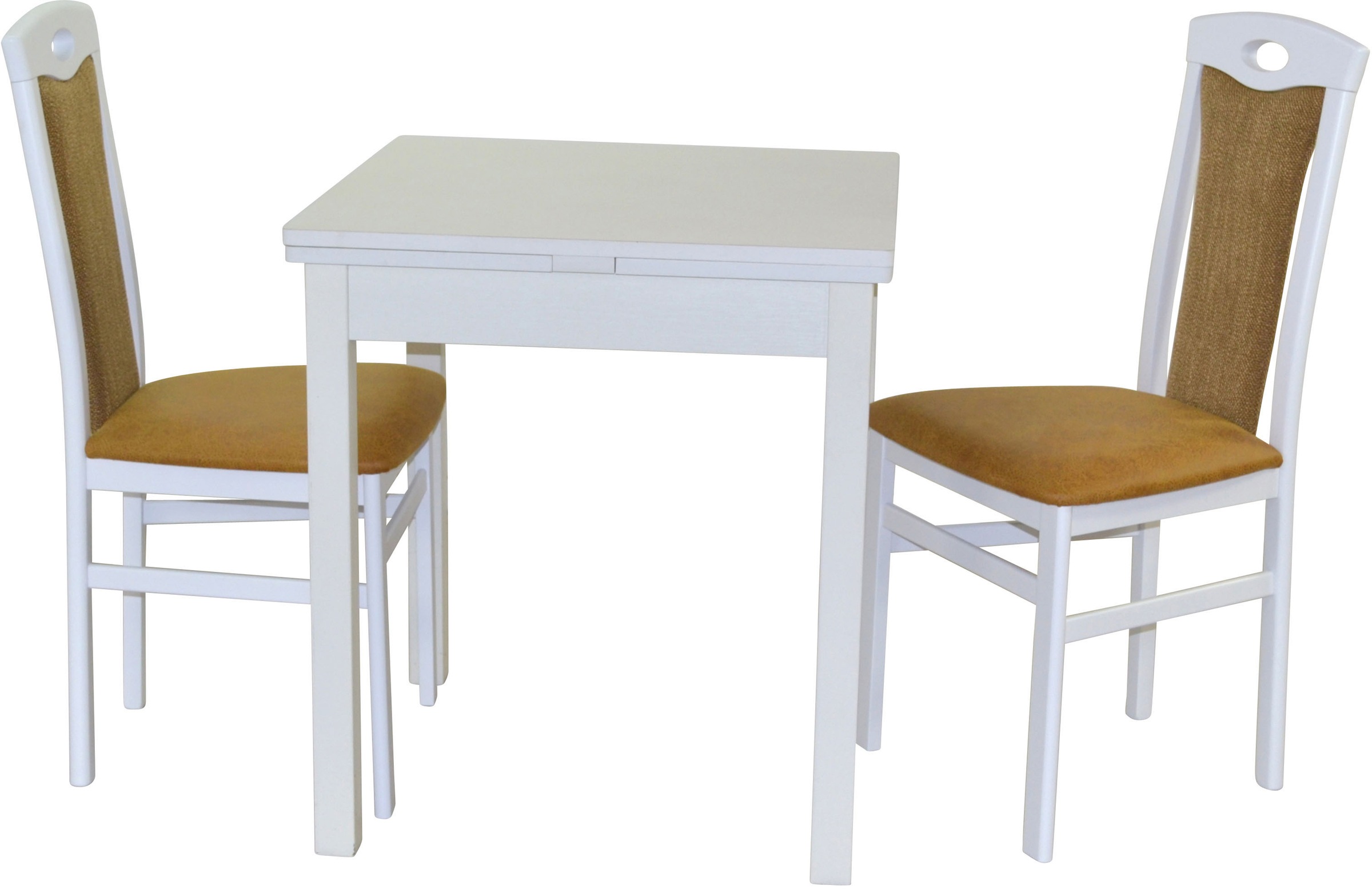 HOFMANN LIVING AND MORE Essgruppe »3tlg. Tischgruppe« Spar-Set, 3tlg. Tischgruppe, 3 Stk. tlg. Stühle montiert