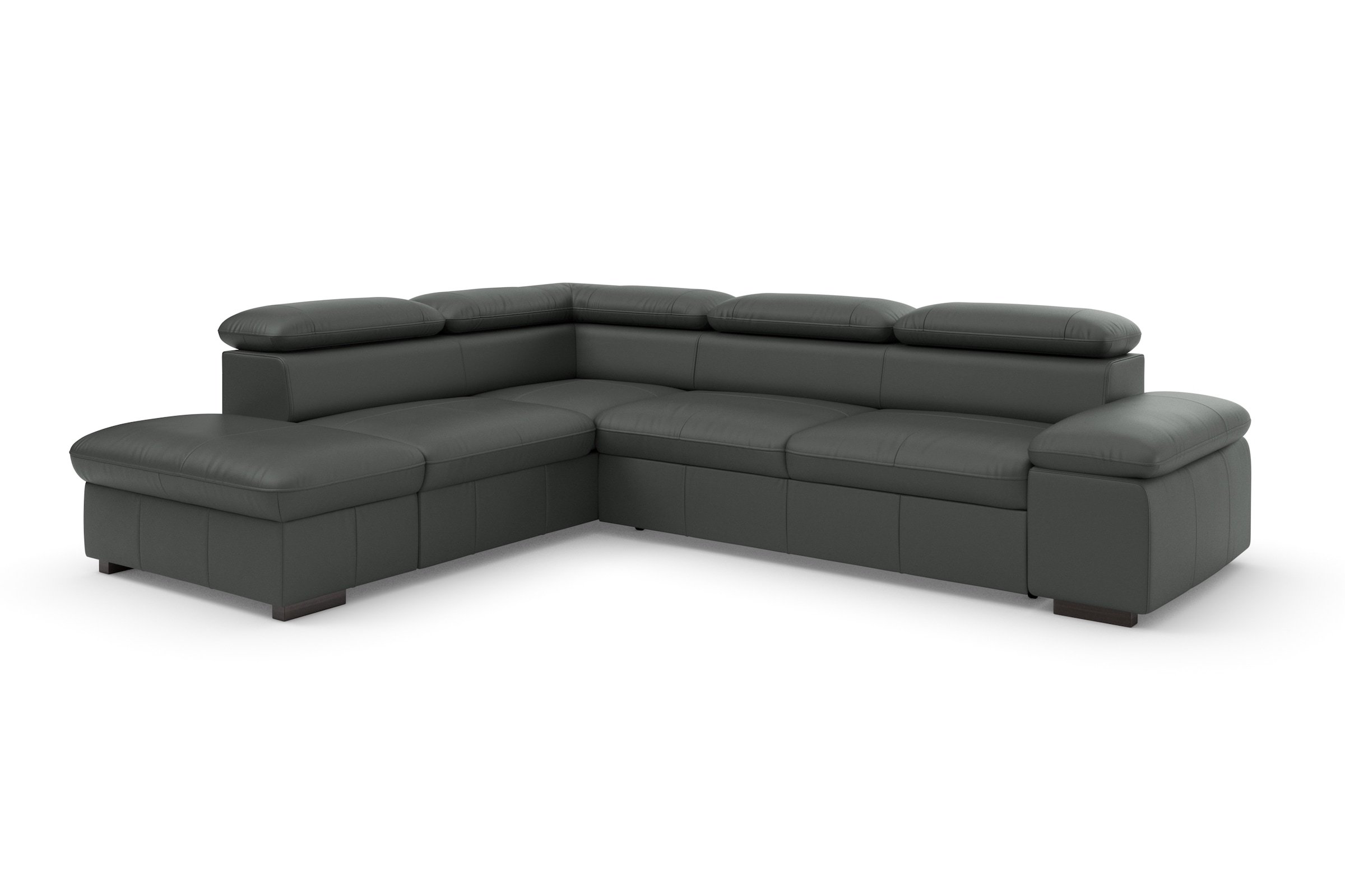 Home affaire Ecksofa »Alberto L-Form«, mit Kopfteilverstellung, wahlweise mit Bettfunktion