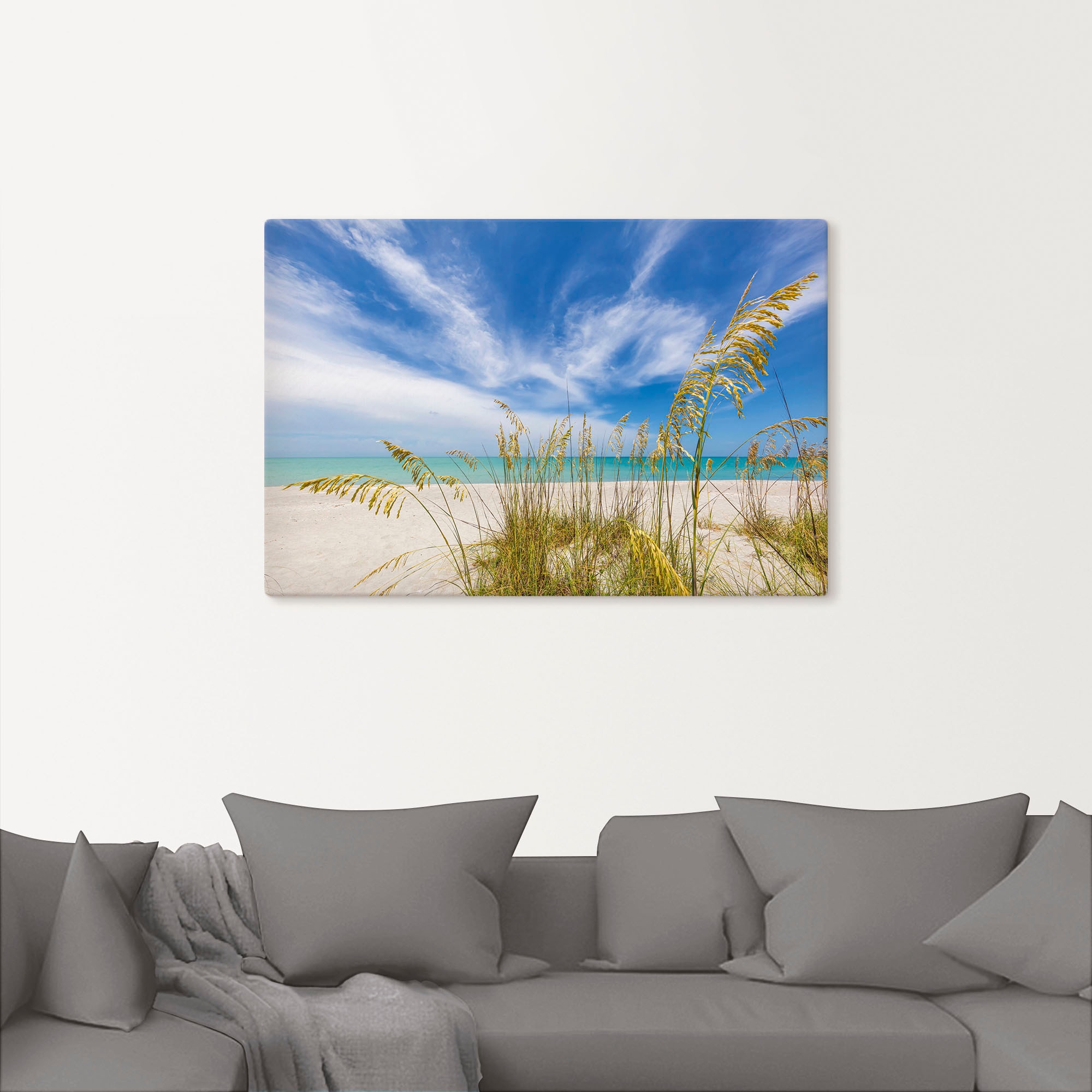 Artland Wandbild »Himmlische Stille am Strand« Strandbilder 1 Stk. tlg. als Alubild, Outdoorbild, Leinwandbild in verschied. Grössen