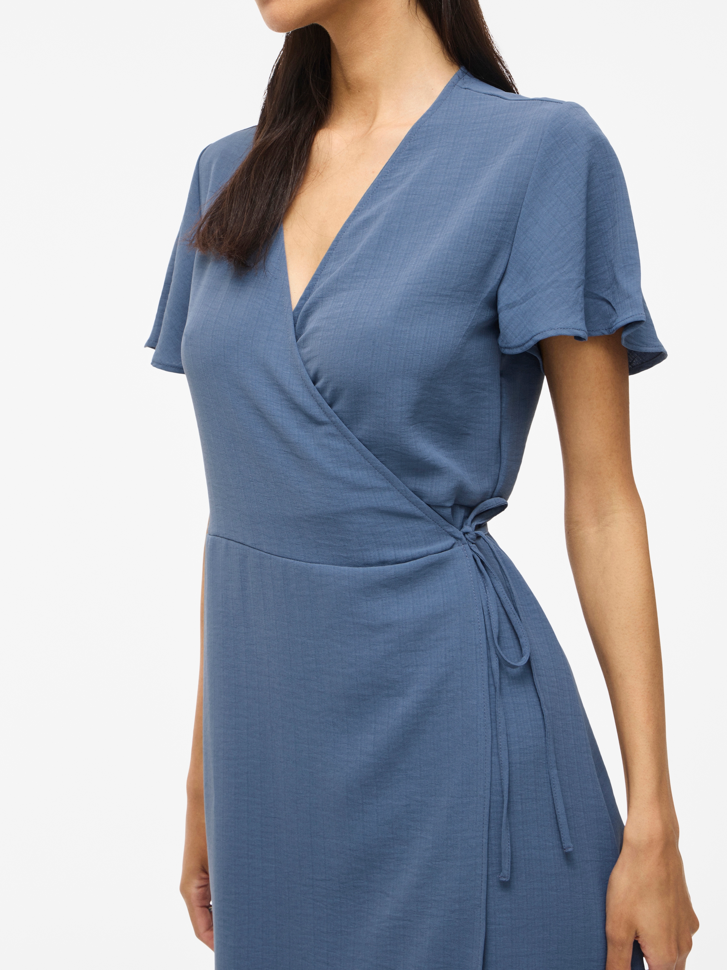 Vila Wickelkleid »VILOVIE S/S WRAP MIDI DRESS - NOOS«