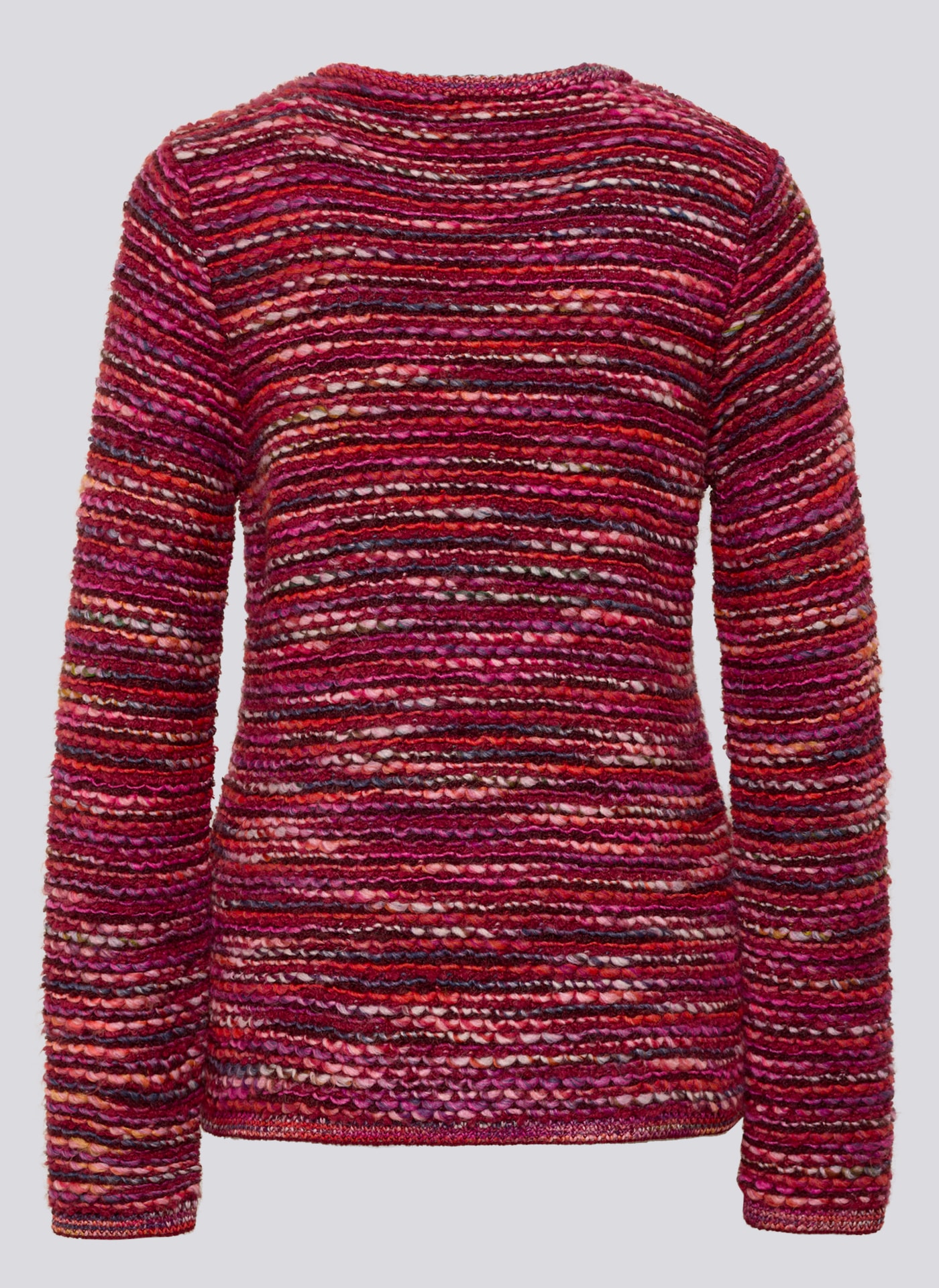 Rabe Strickjacke im Streifen-Design und in Strick-Optik