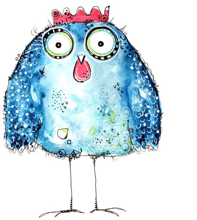 Image of Wall-Art Wandtattoo »Buntes Huhn - Crazy Hen«, (1 St.) bei Ackermann Versand Schweiz