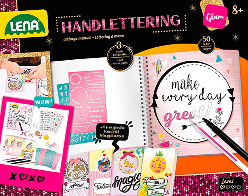 Lena® Set créatif »Handlettering-Set, gross«