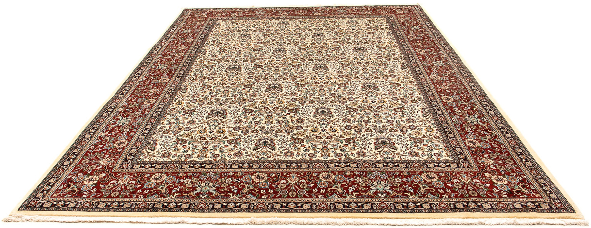 Image of morgenland Orientteppich »Perser - Classic - 342 x 250 cm - beige«, rechteckig, 10 mm Höhe, Wohnzimmer, Handgeknüpft, Einzelstück mit Zertifikat bei Ackermann Versand Schweiz