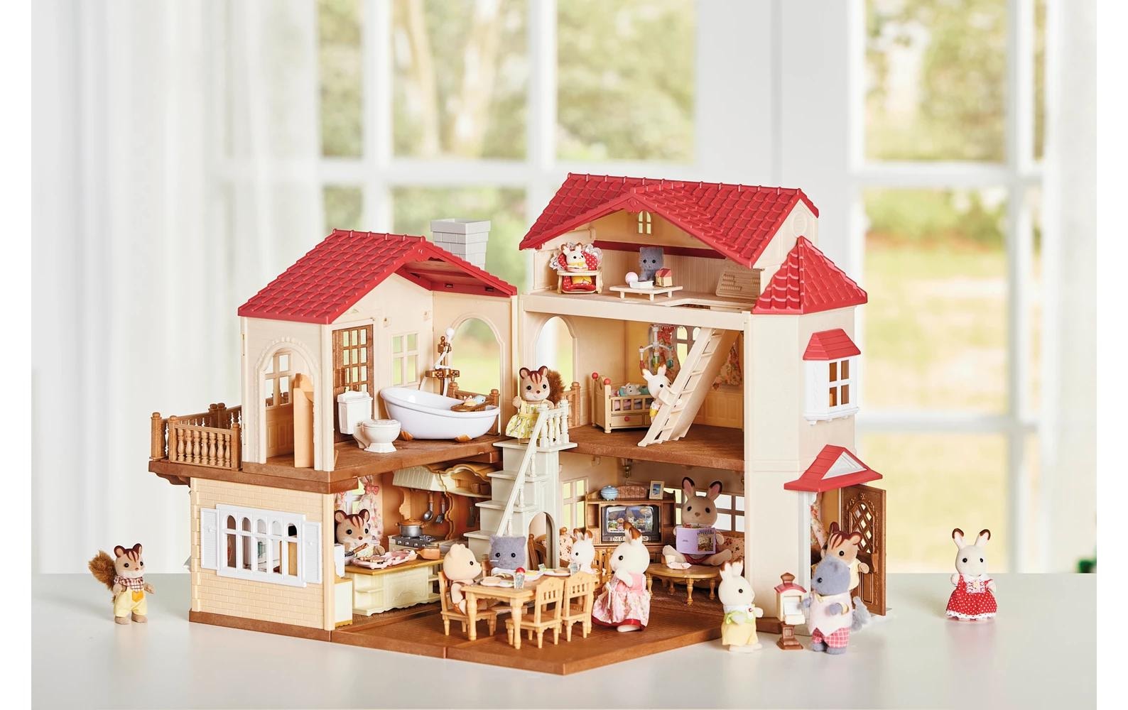 Sylvanian Families Spielfigur »Stadthaus mit Dachzimmer«