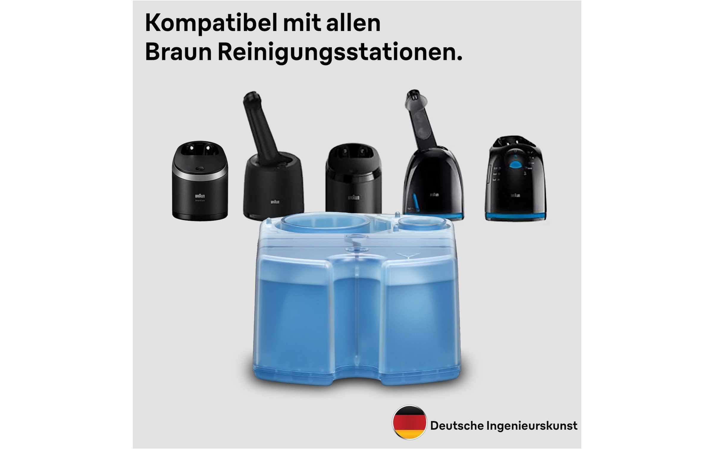 Braun Elektrorasierer »3-in-1 ShaverCare 6 Stück«