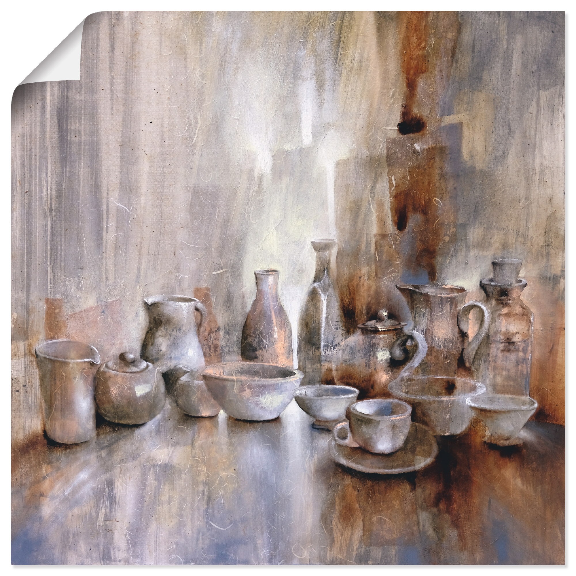 Image of Artland Wandbild »Stillleben«, Geschirr & Besteck, (1 St.), in vielen Grössen & Produktarten - Alubild / Outdoorbild für den Aussenbereich, Leinwandbild, Poster, Wandaufkleber / Wandtattoo auch für Badezimmer geeignet bei Ackermann Versand Schweiz