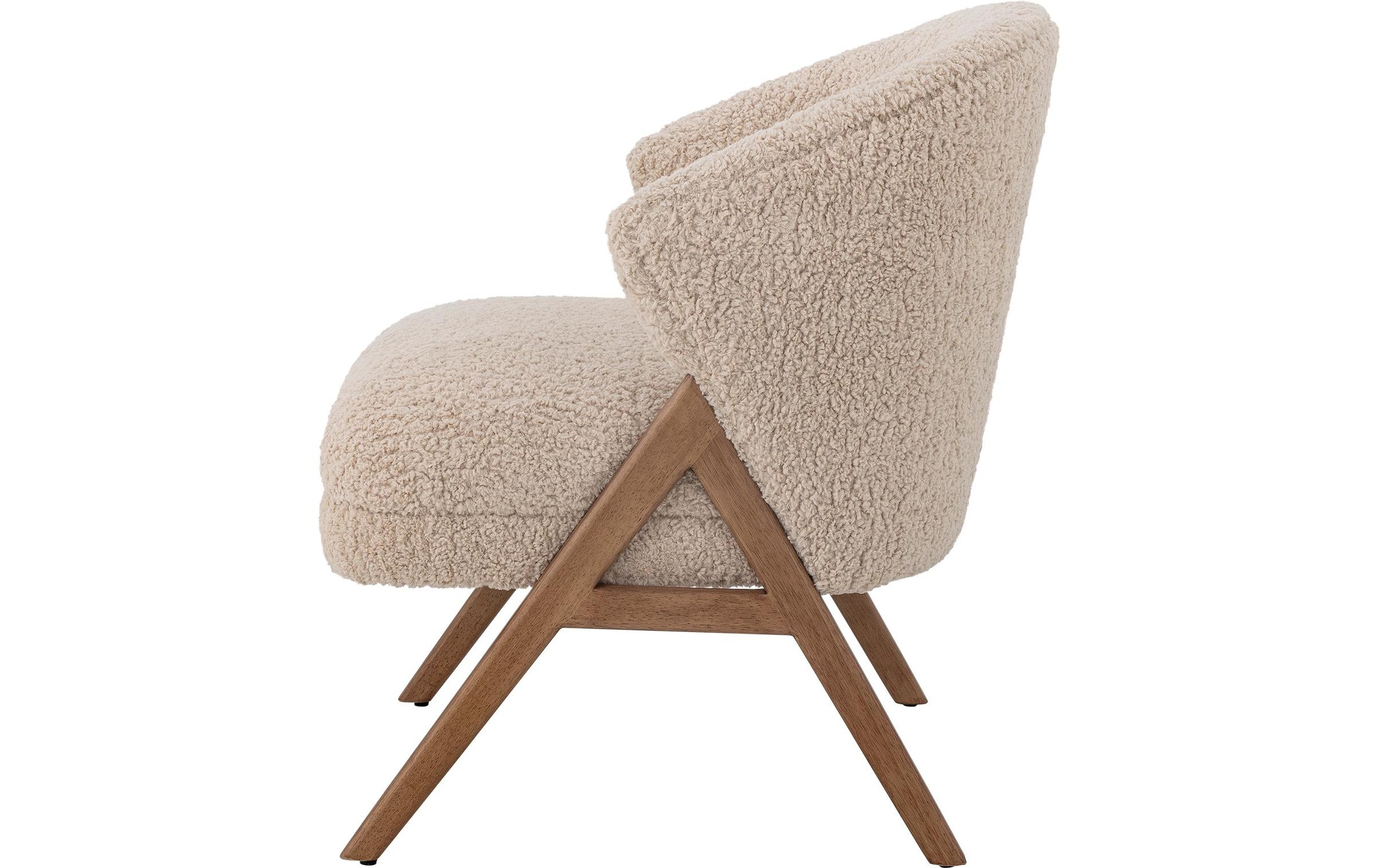 Bloomingville Sessel »Camino Holz/Textil«