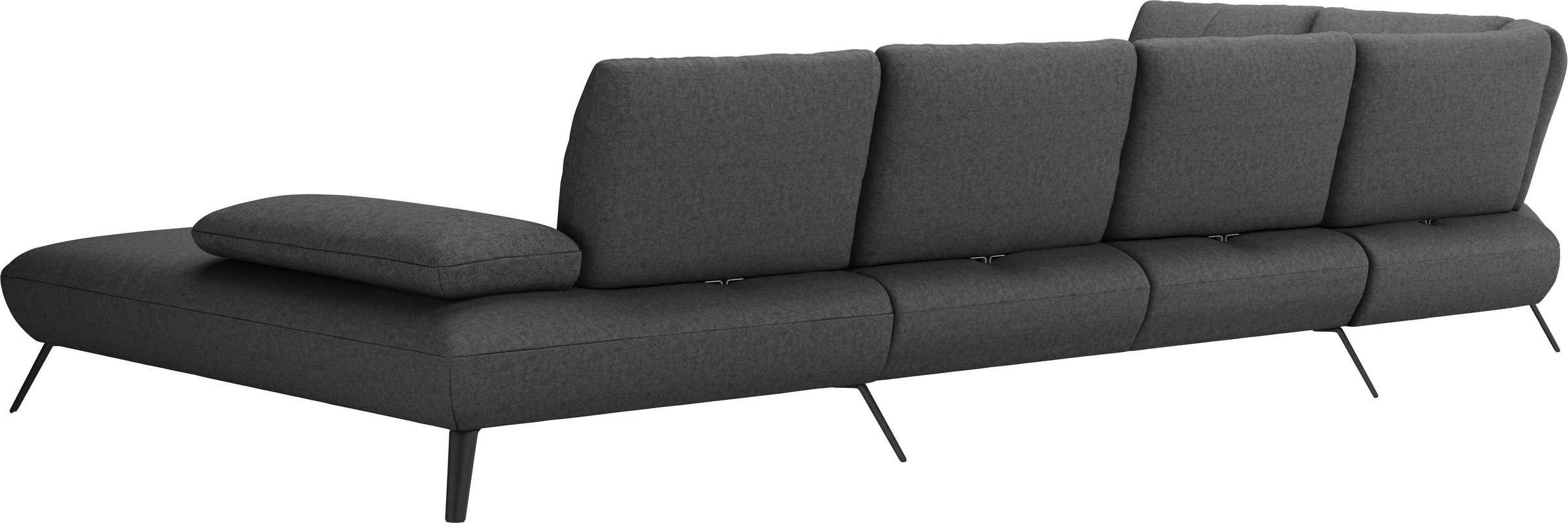 Places of Style Wohnlandschaft »Mikado U-Form«, inkl. Sitztiefenverstellung und Armteilverstellung
