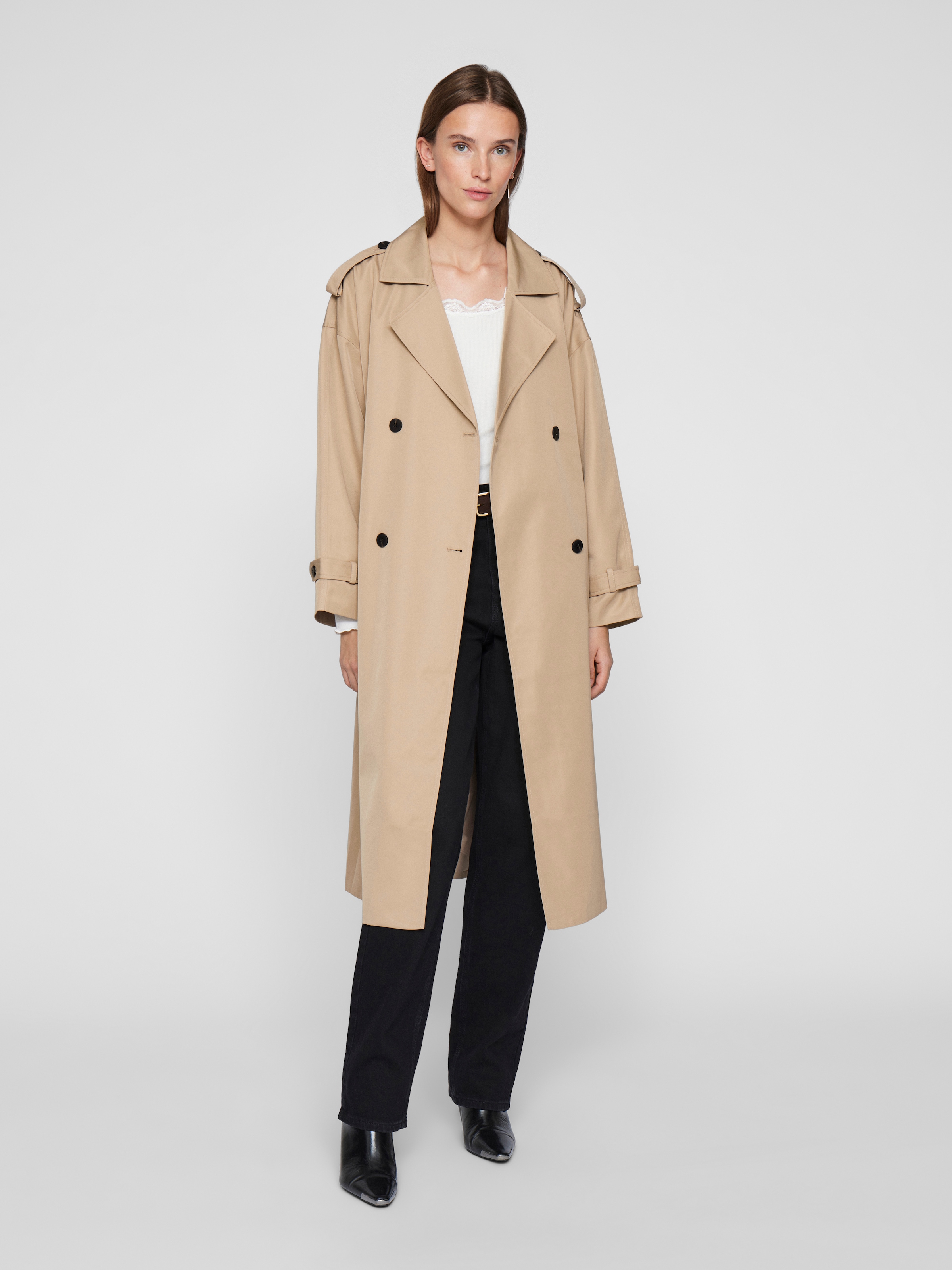Vila Trench-coat »VIADDISON L/S  LONG TRENCHCOAT - NOOS«